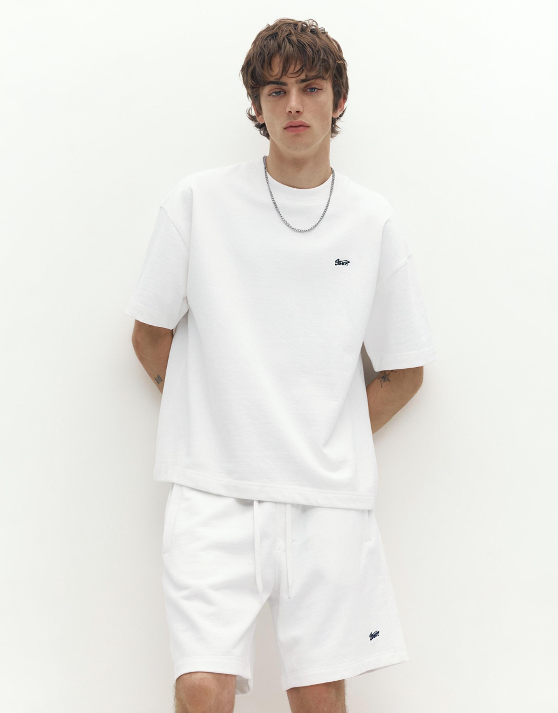 Kısa kollu logolu sweatshirt - Görsel 49