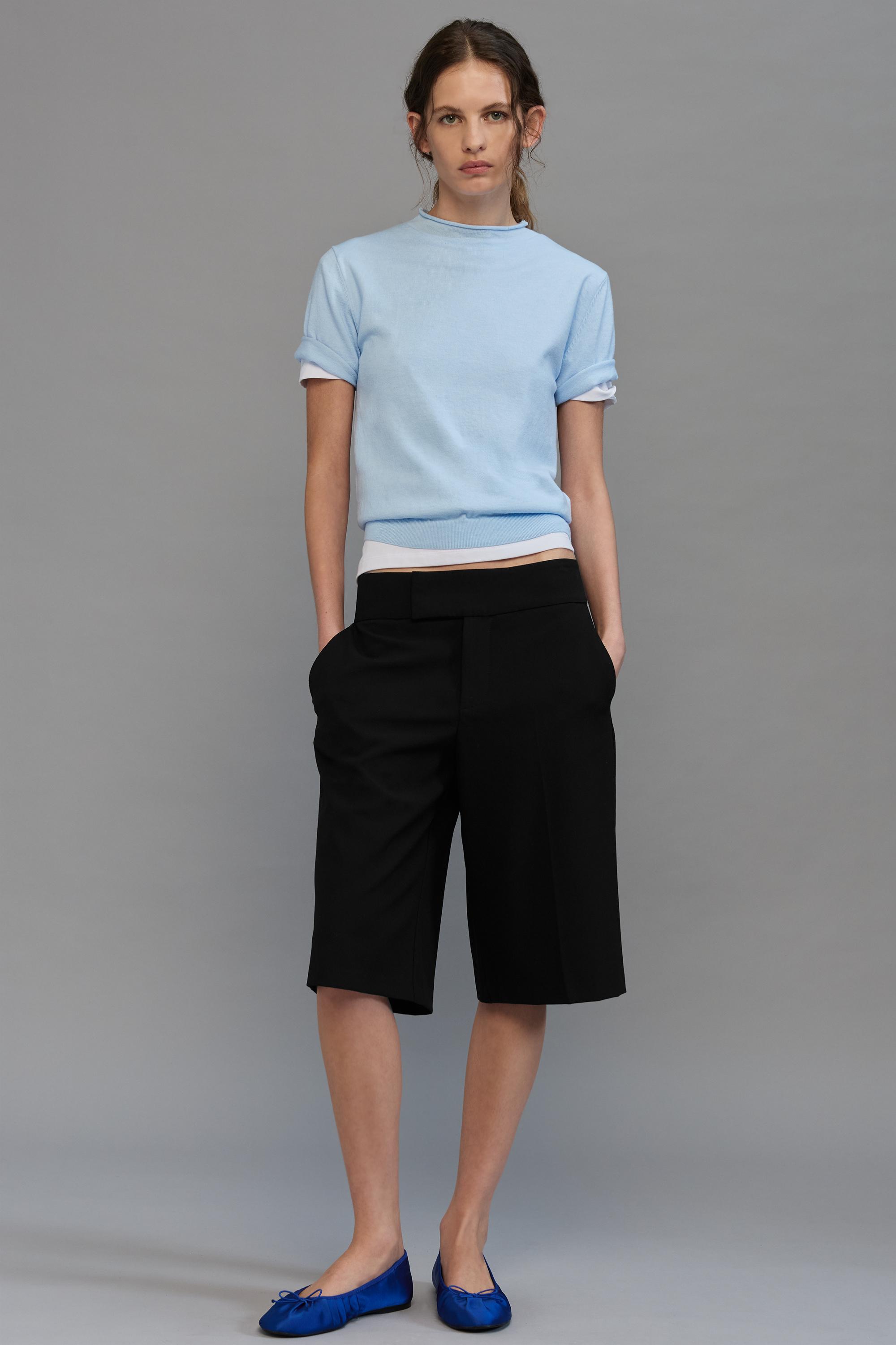 Tailored Bermuda shorts — Black