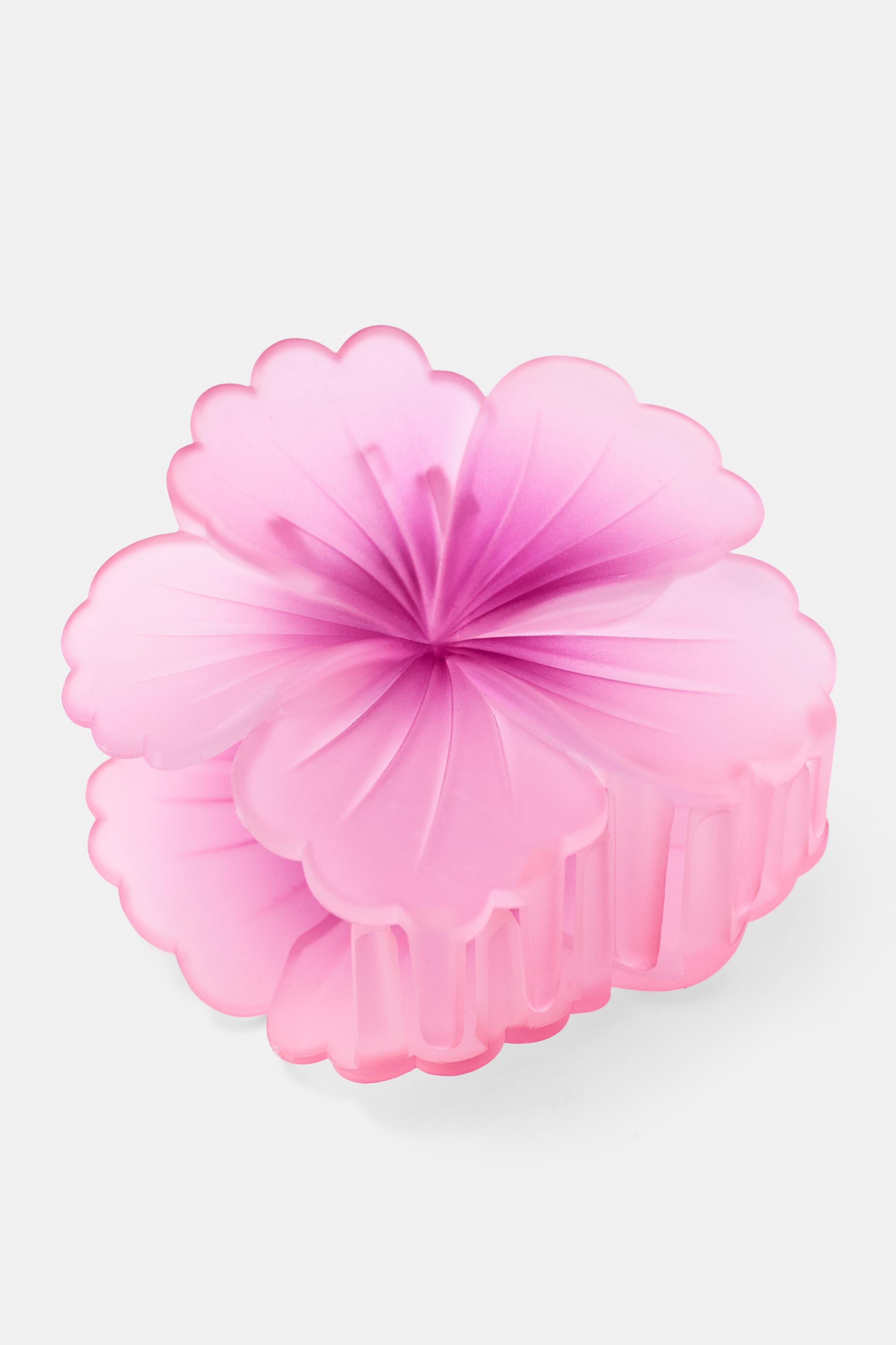 Flower hair clip — Pink