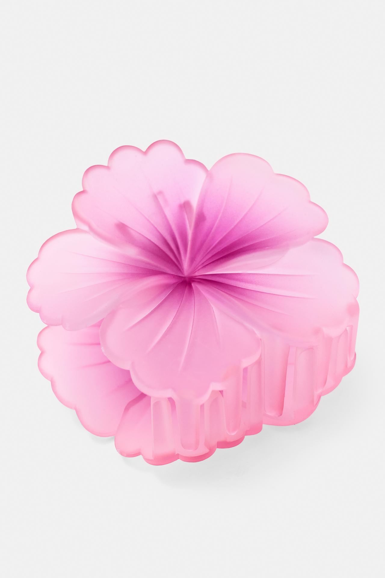 Flower hair clip — Pink