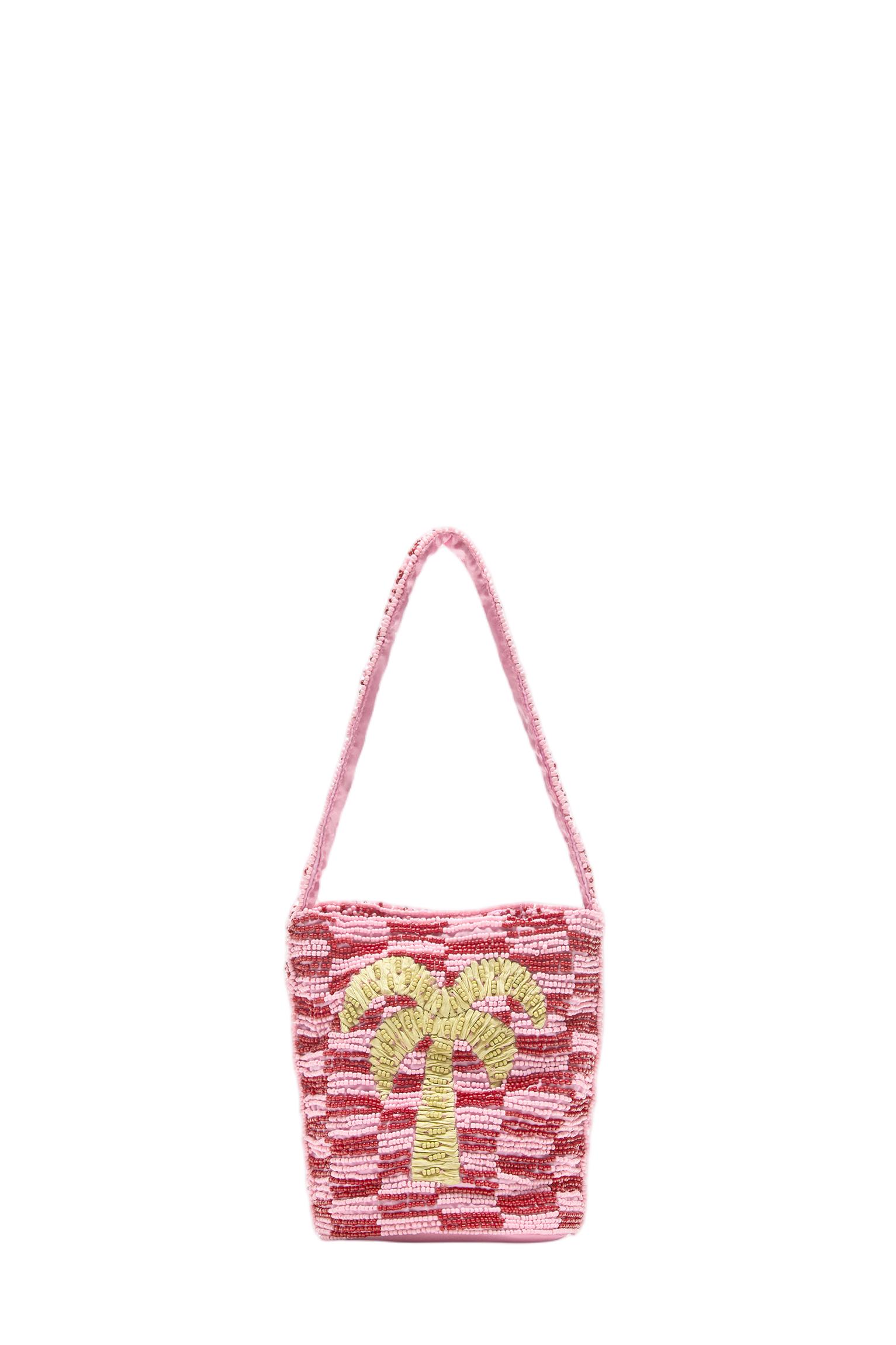 Boncuk detaylı kol çantası - Görsel 11