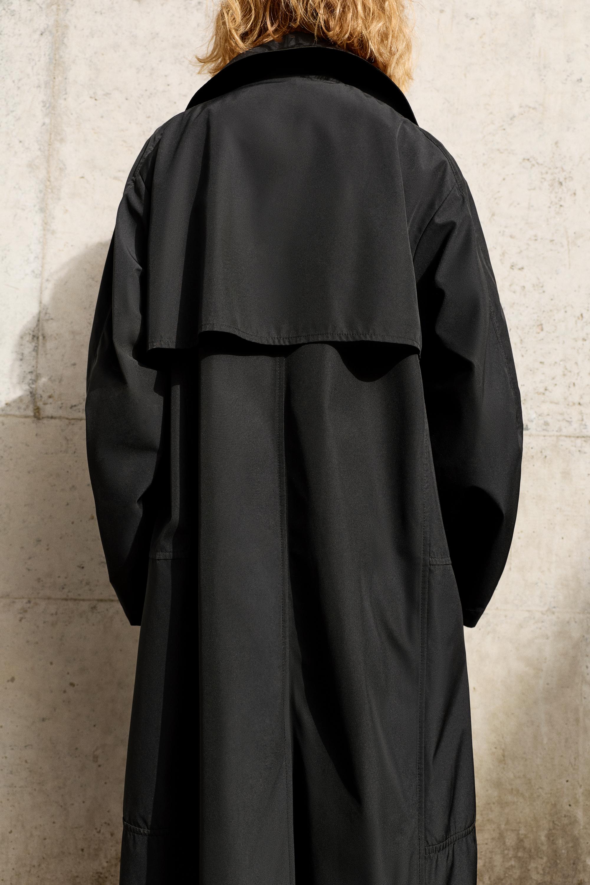 Oversize hafif trençkot - Görsel 16