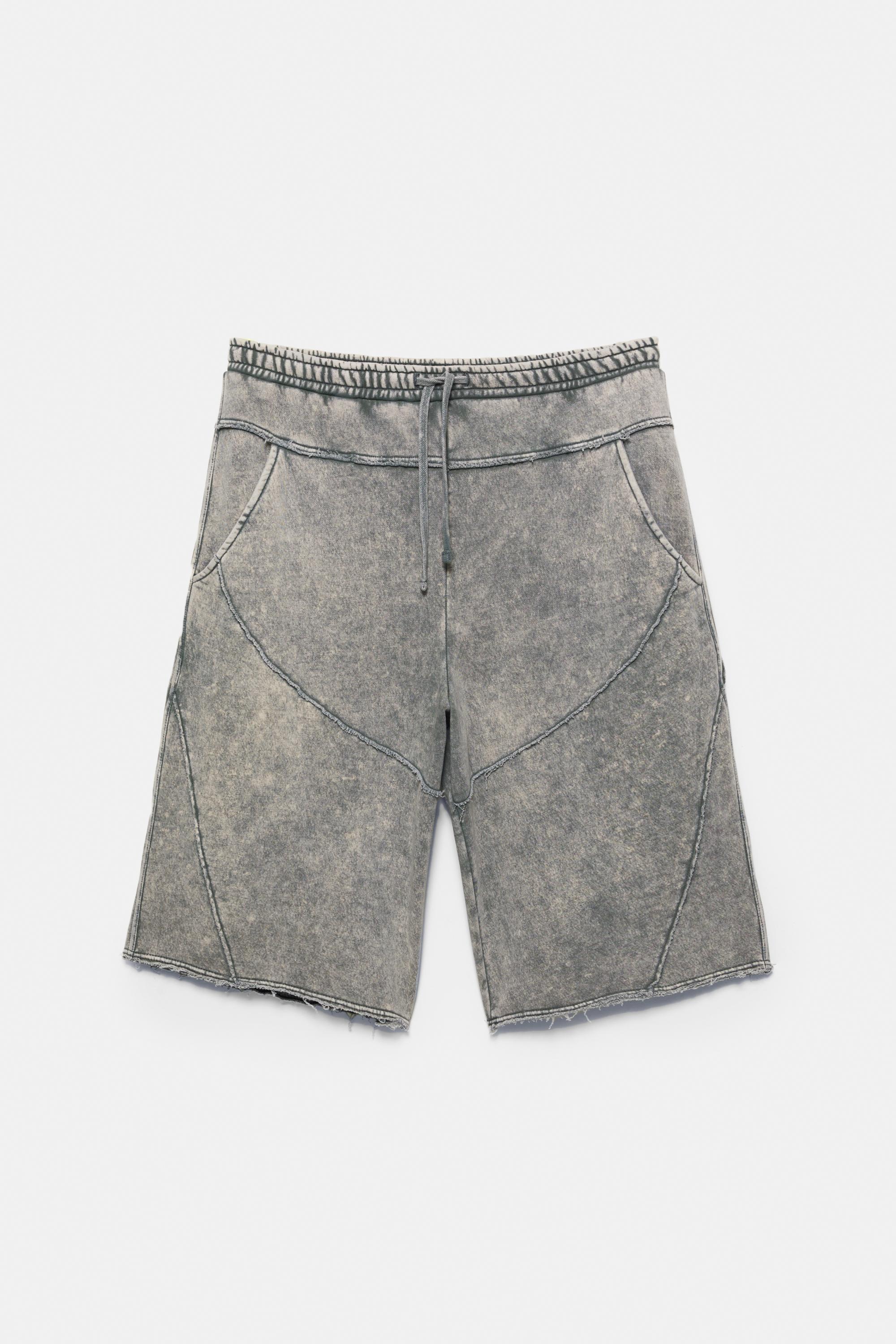 Bermuda-Jogginghose Mit Paspeln Lueder