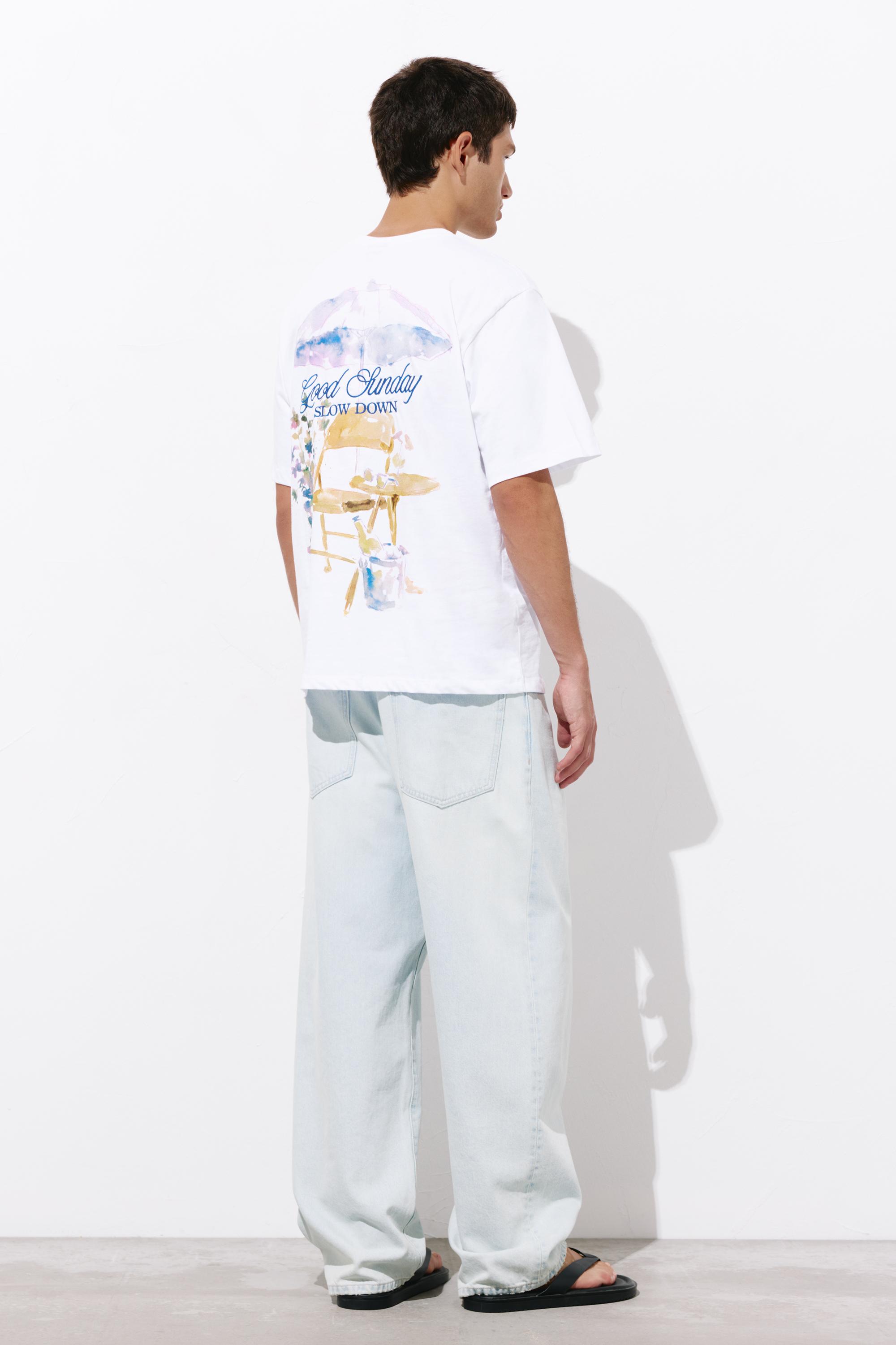 Good Sunday graphic T-shirt — Off white