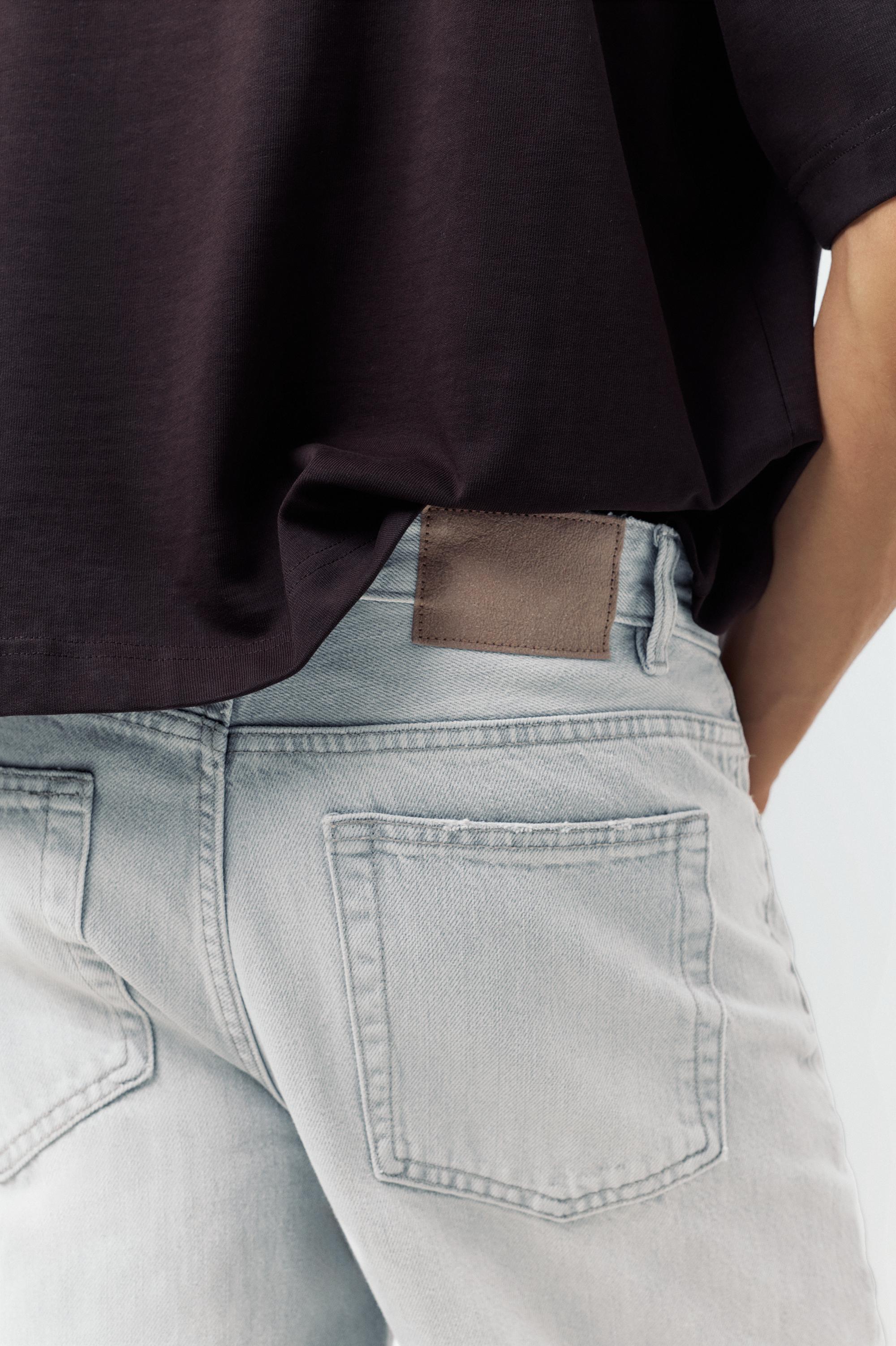 Straight-leg jeans — Pale grey