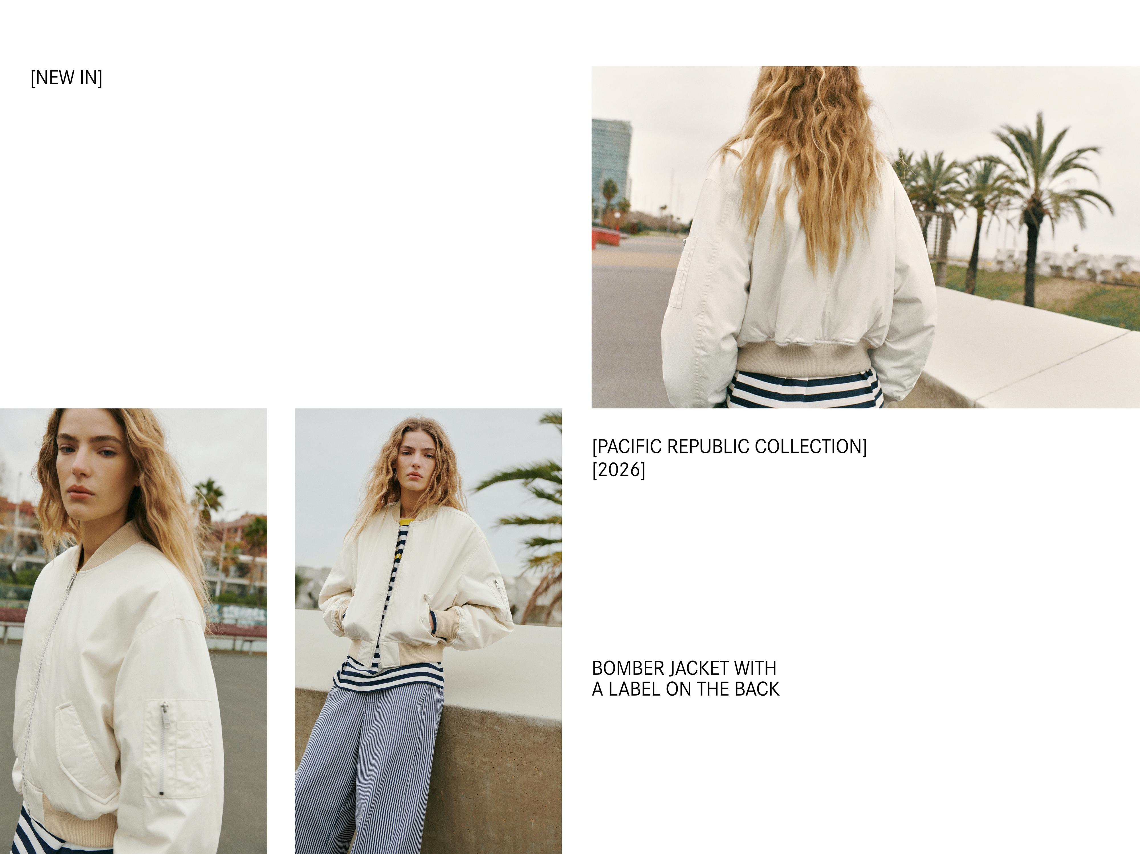 Bomber jacket — Vanilla