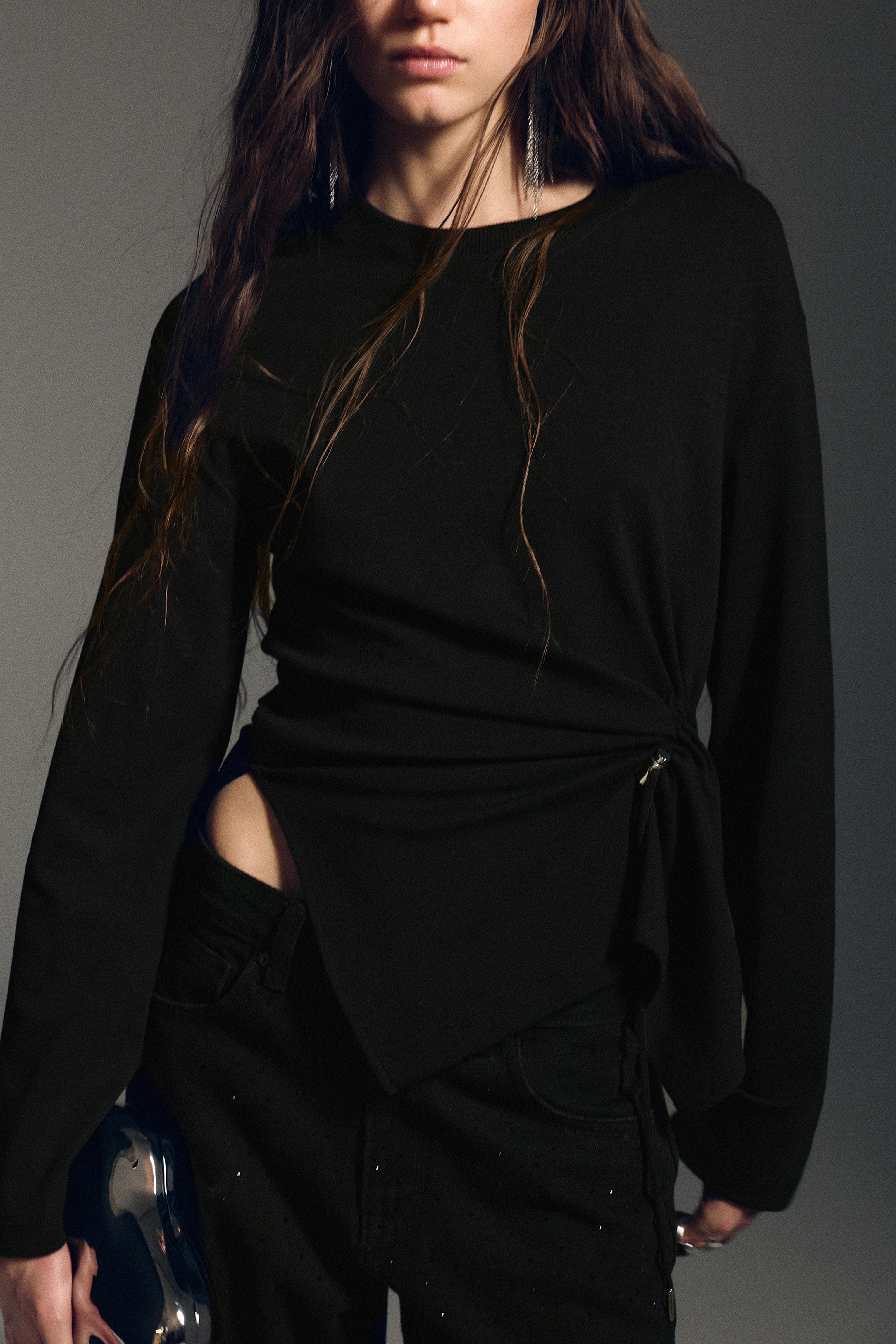 Uzun kollu aplike top - Görsel 29