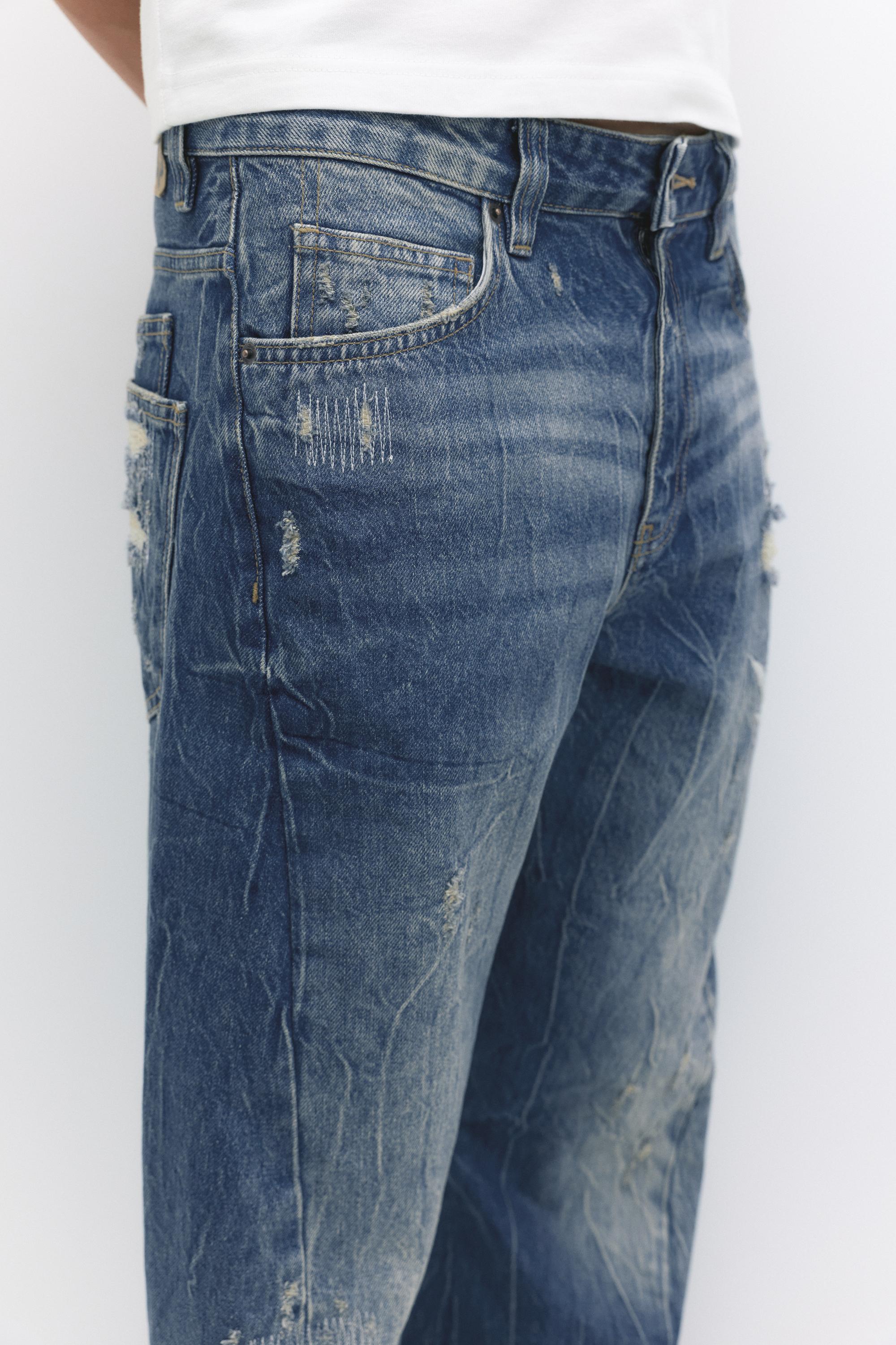 Pleasures x STWD jeans — Medium blue