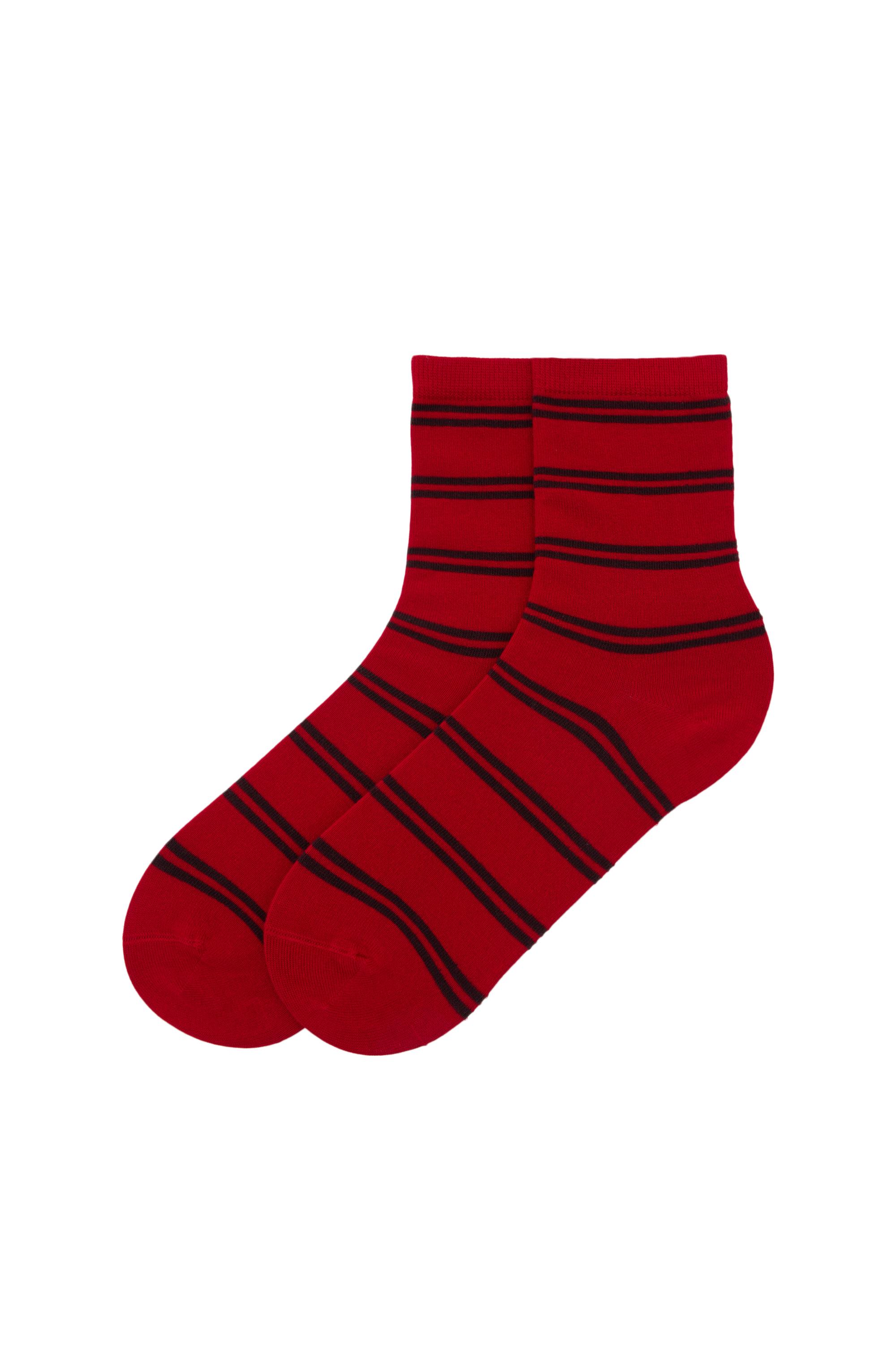 Çizgili uzun çorap - Görsel 4