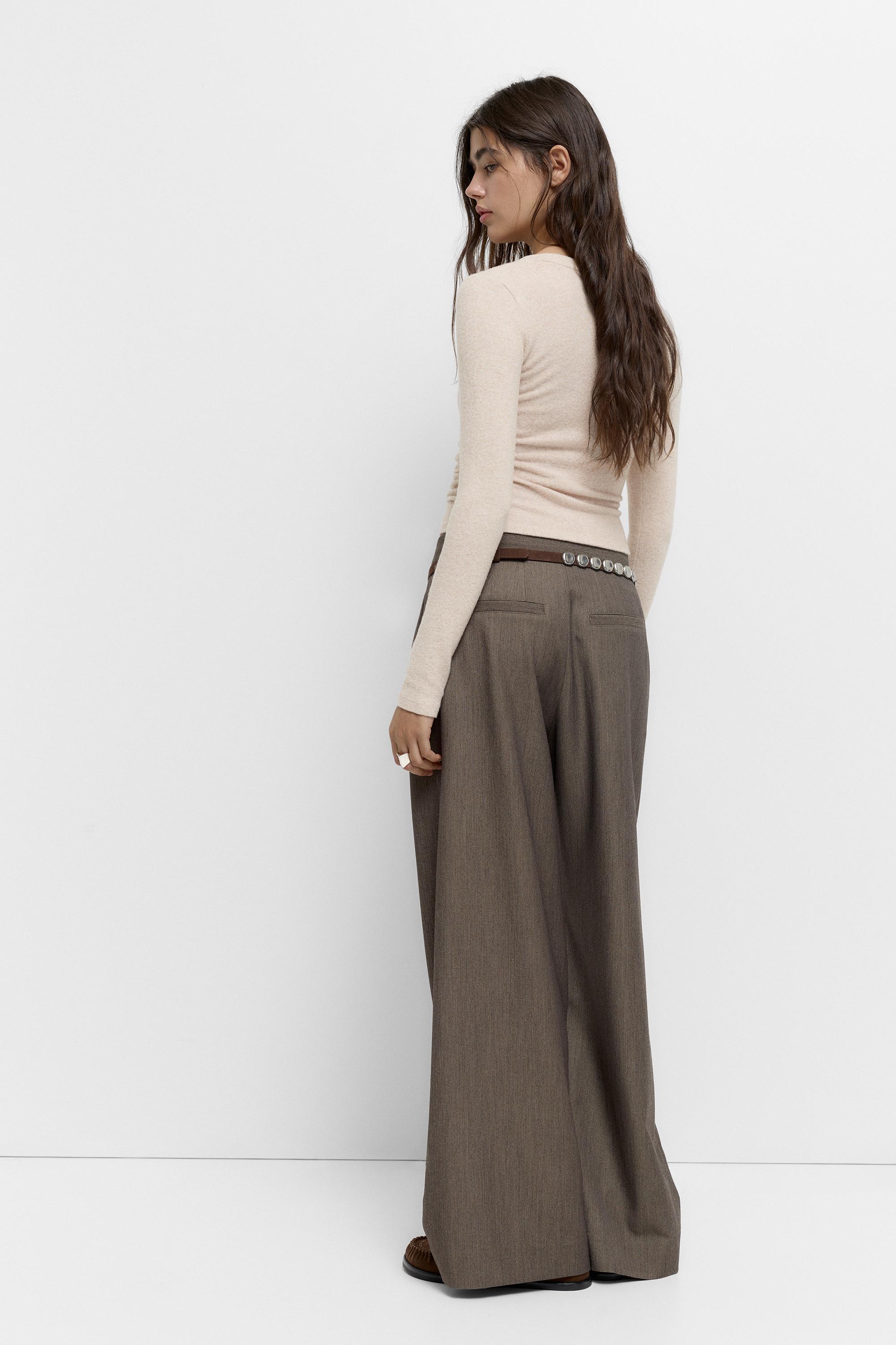 Büzgülü yumuşak dokulu tişört - Görsel 35