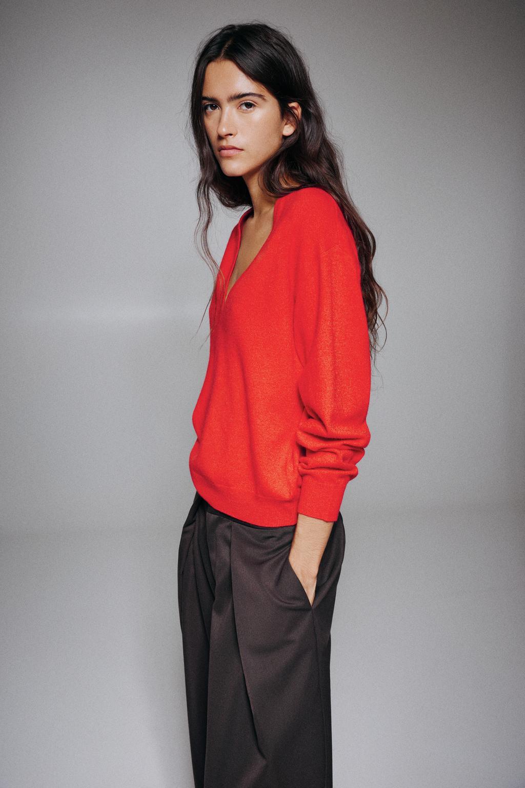 Pull&Bear Basic v-neck jumper