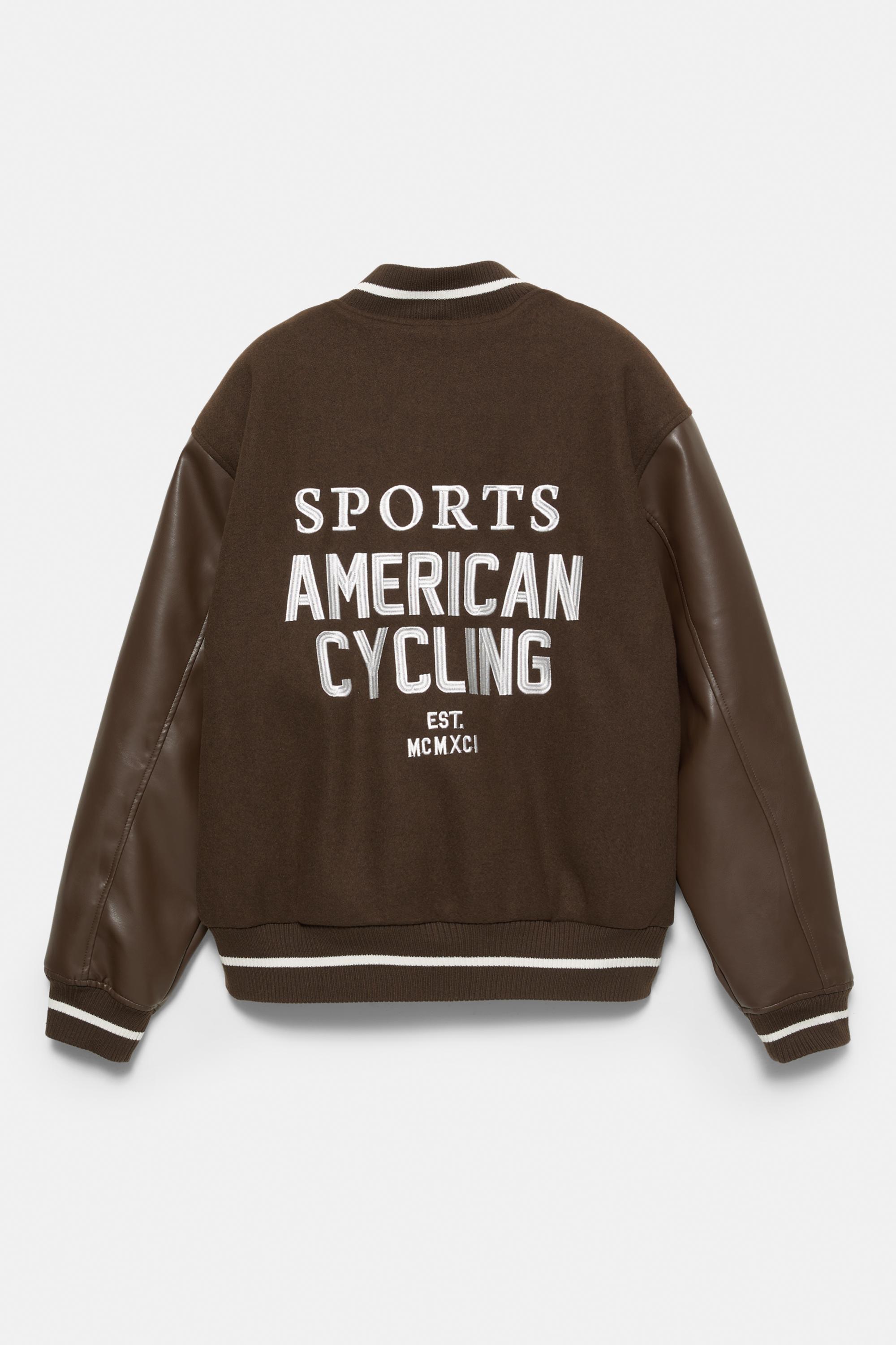 Kahverengi bomber ceket - Görsel 2