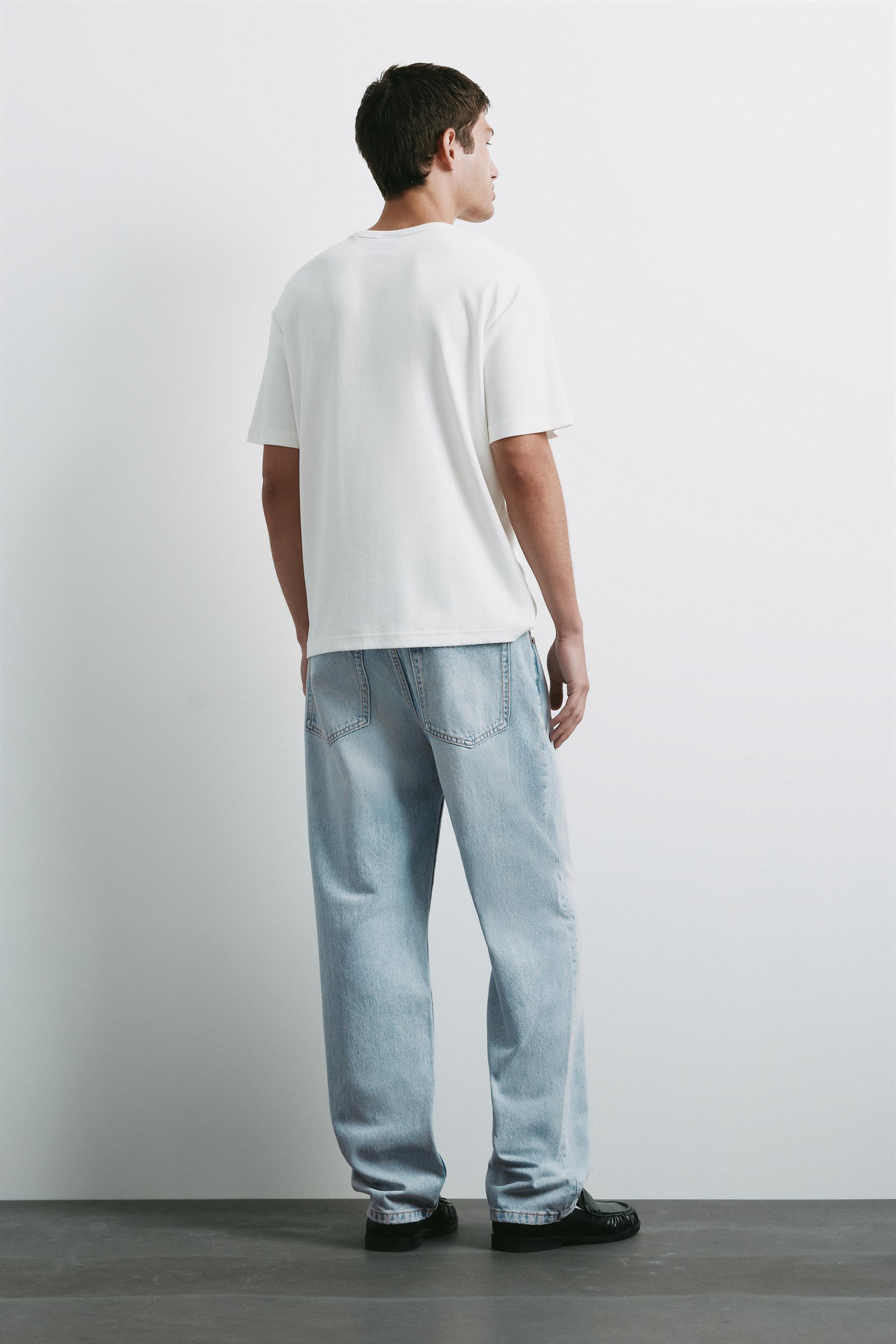 Straight-leg jeans — Pale indigo