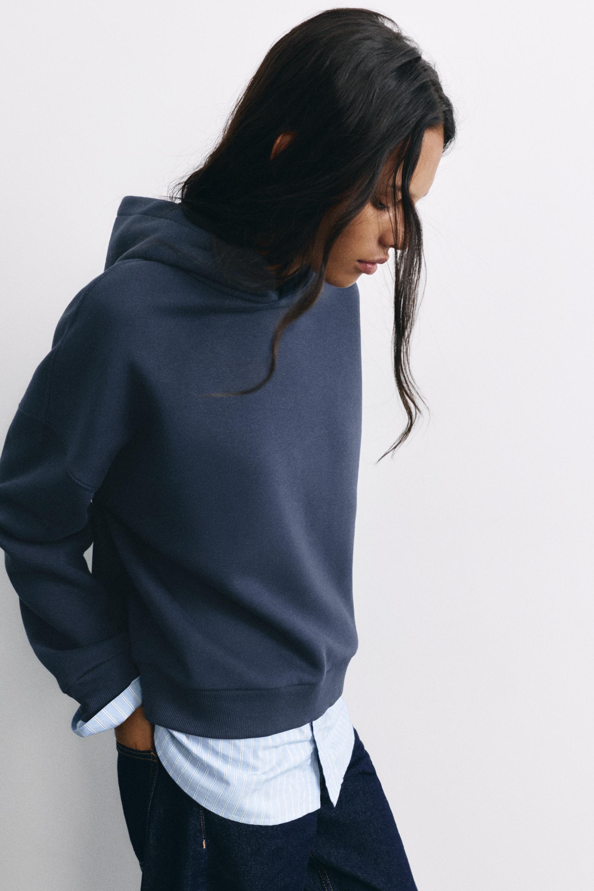Combined hoodie — Navy