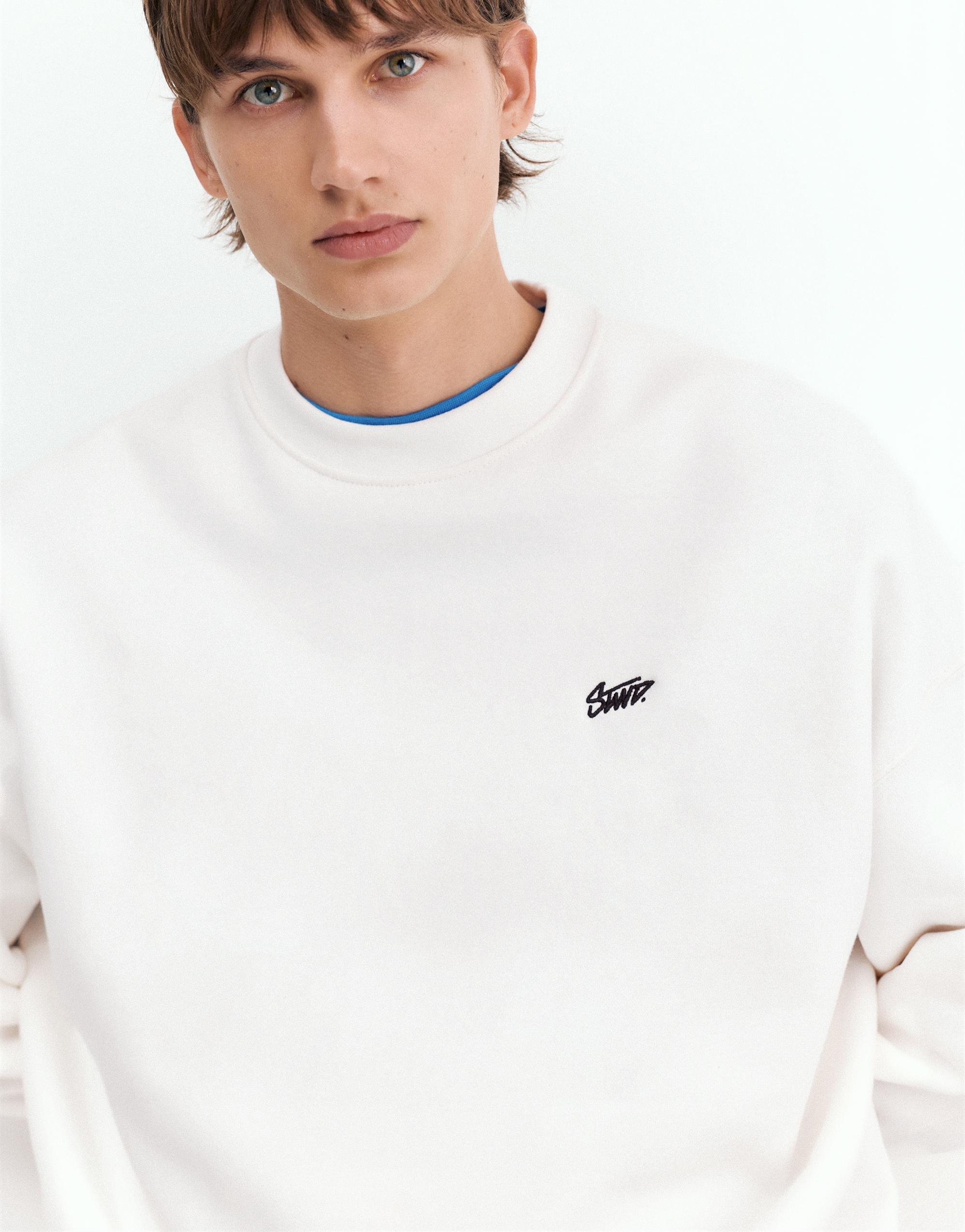 STWD boxy sweatshirt — Off white