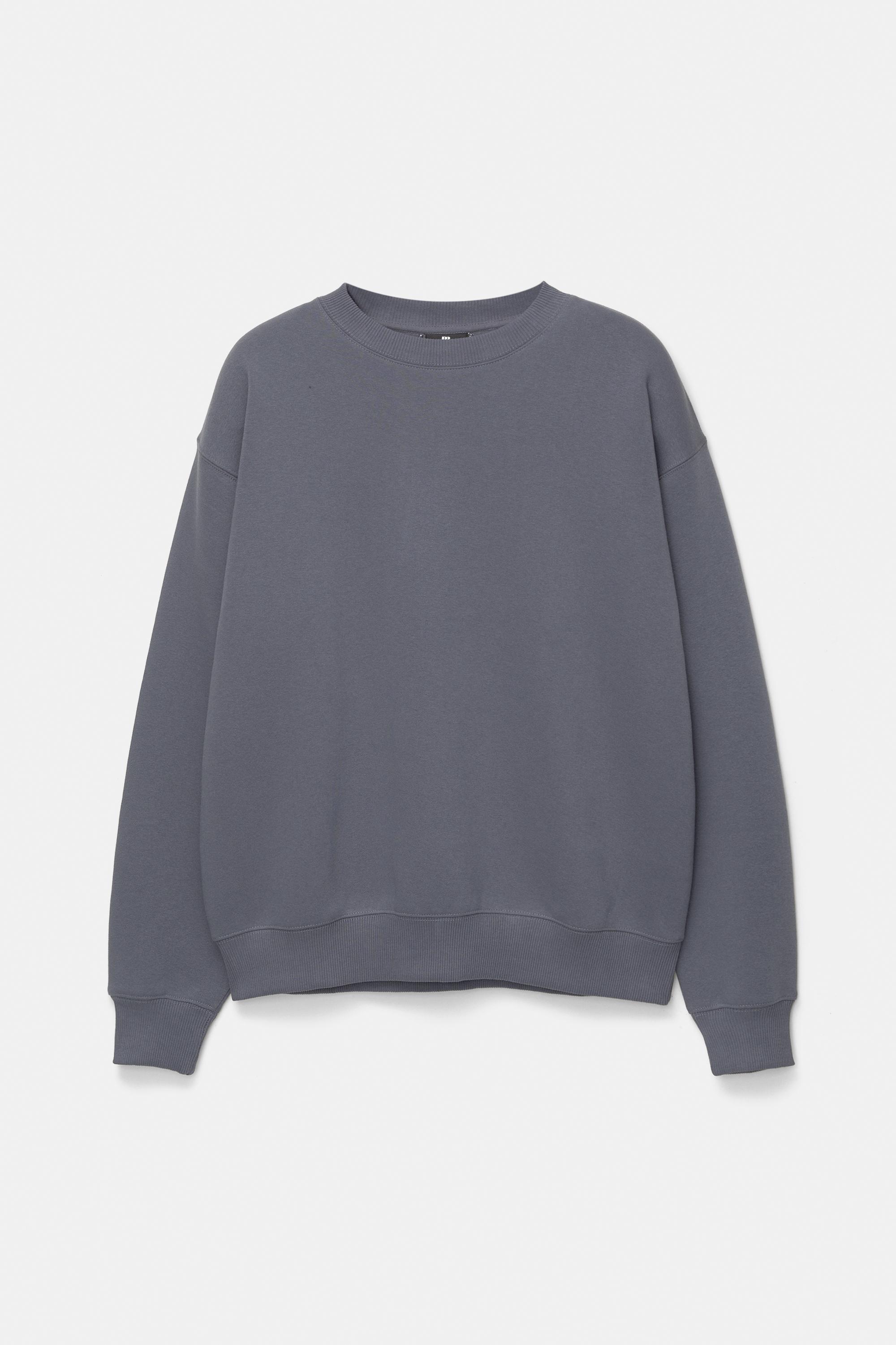 Basic bisiklet yaka sweatshirt - Görsel 17