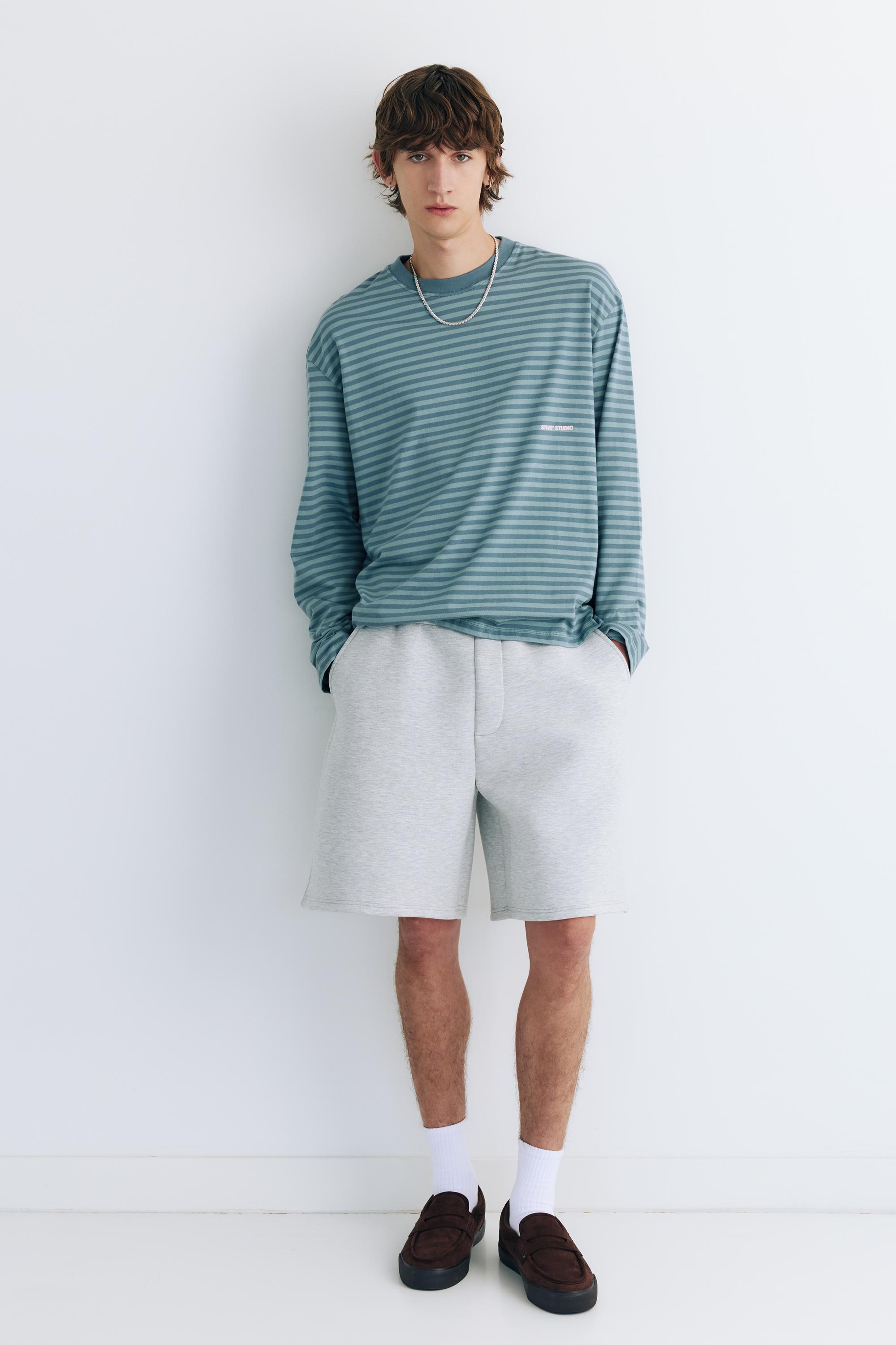 Striped STWD T-shirt — Blue