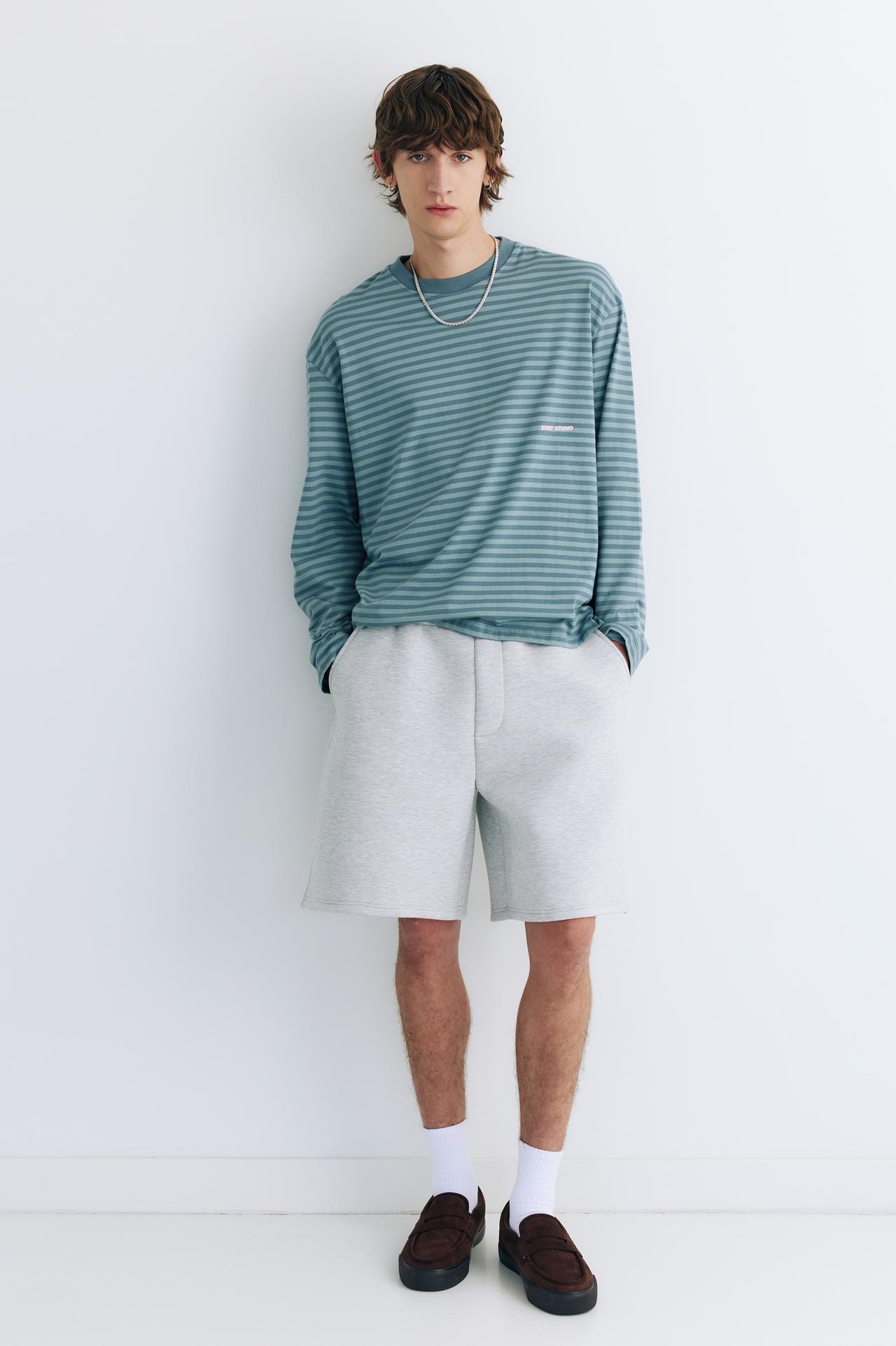 Striped STWD T-shirt — Blue
