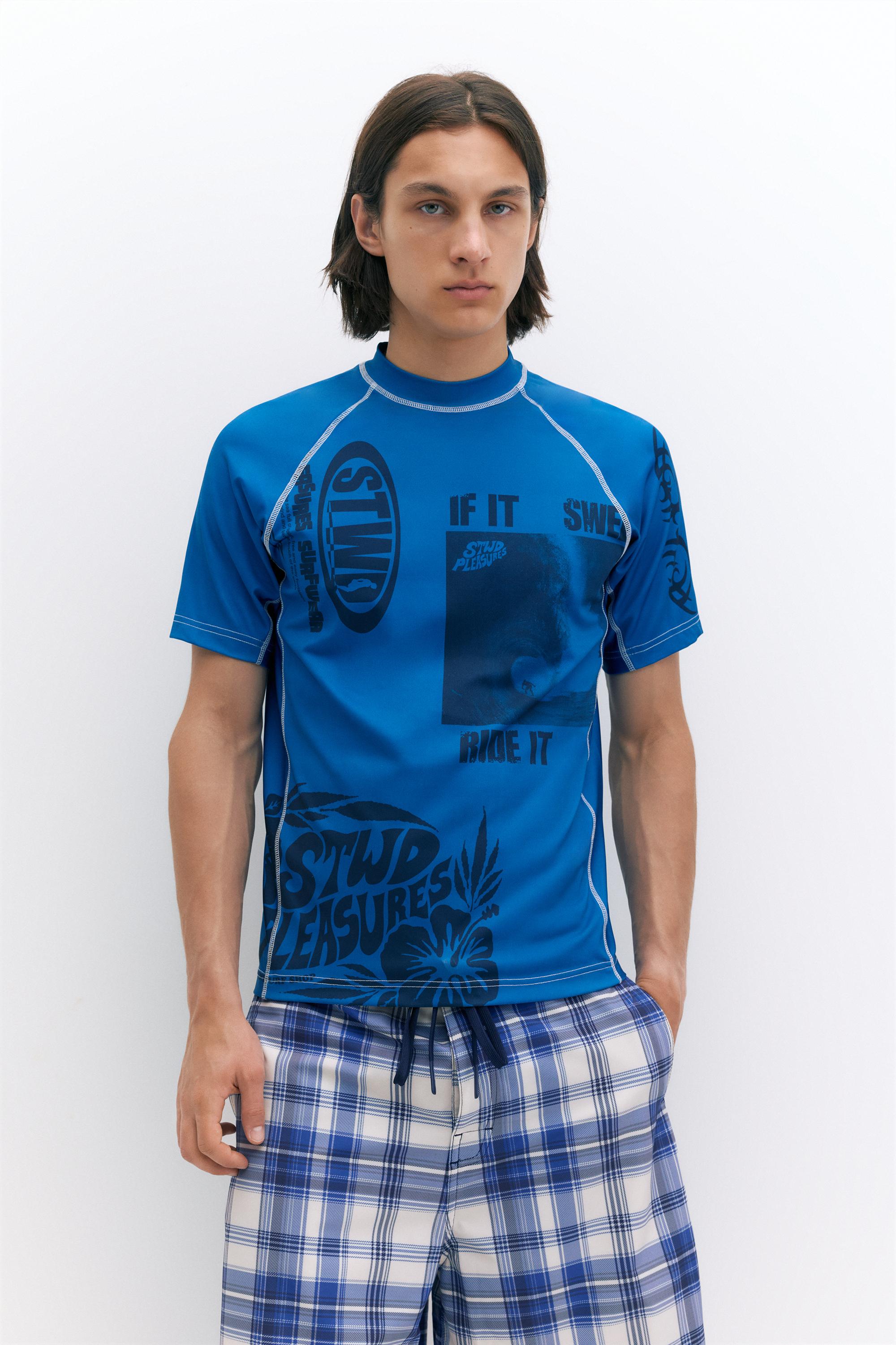 Pleasures x STWD T-shirt — Blue