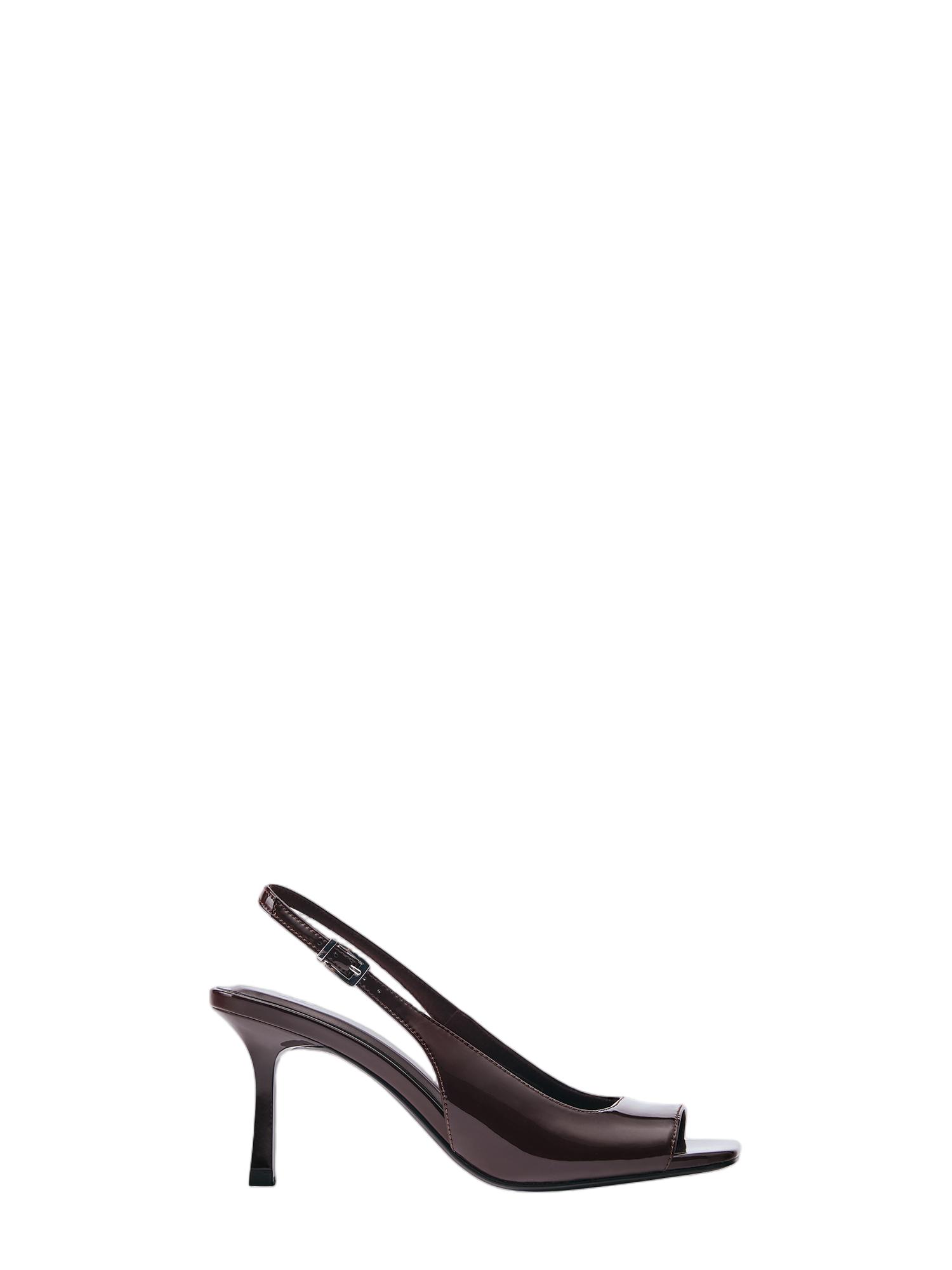 slingback heels — Brown