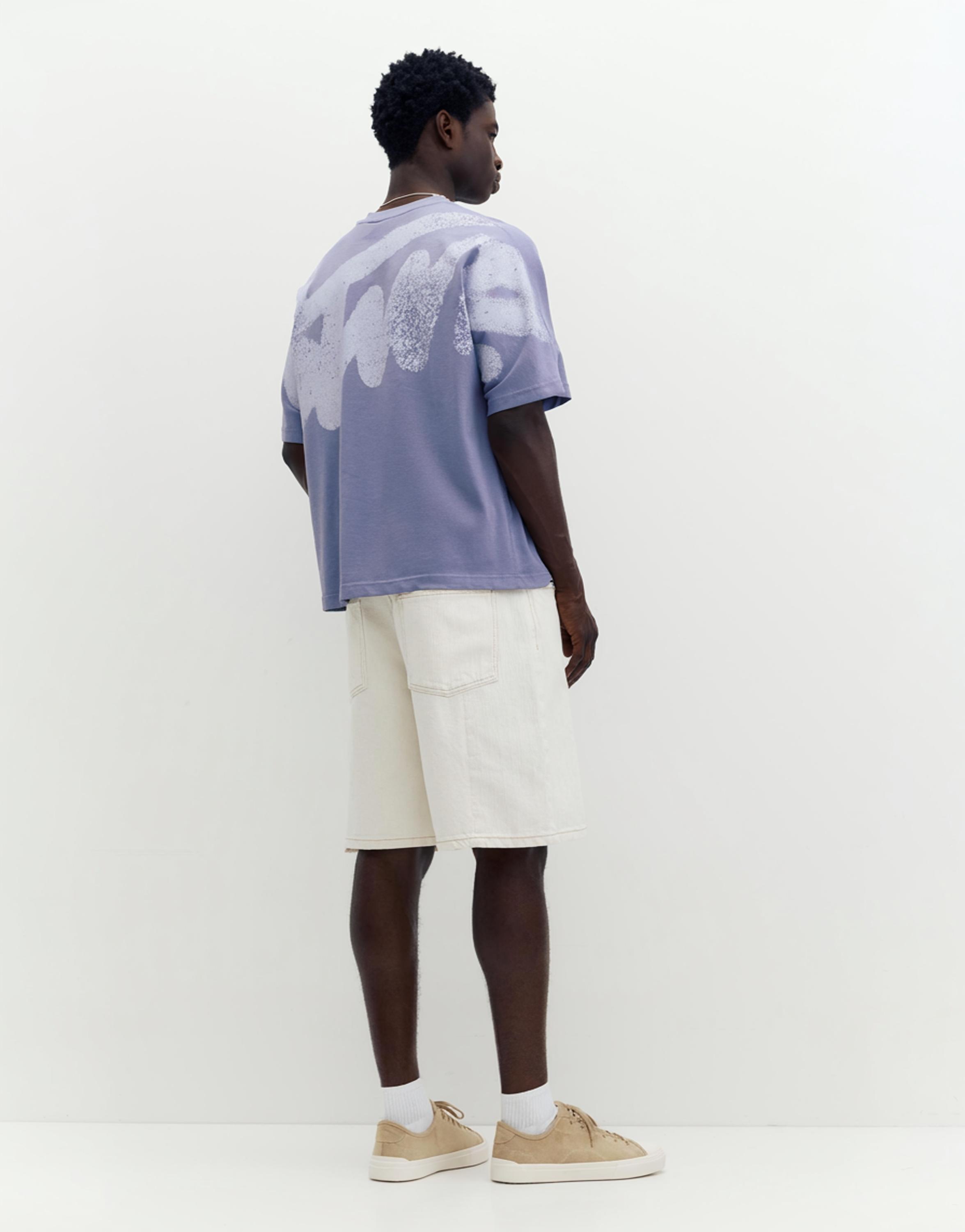 STWD graffiti logo T-shirt — Yale blue