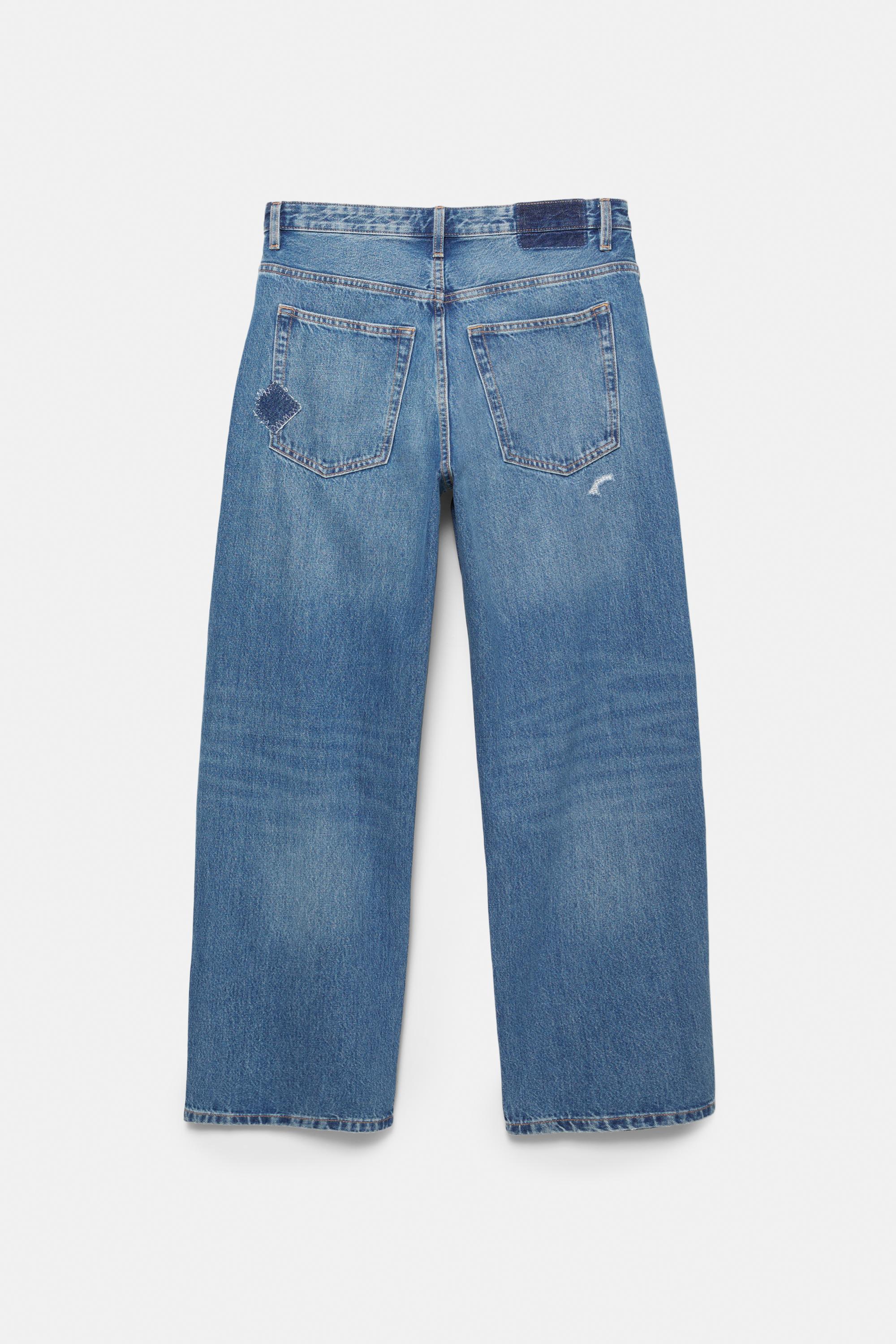 Patchwork baggy jean - Görsel 7