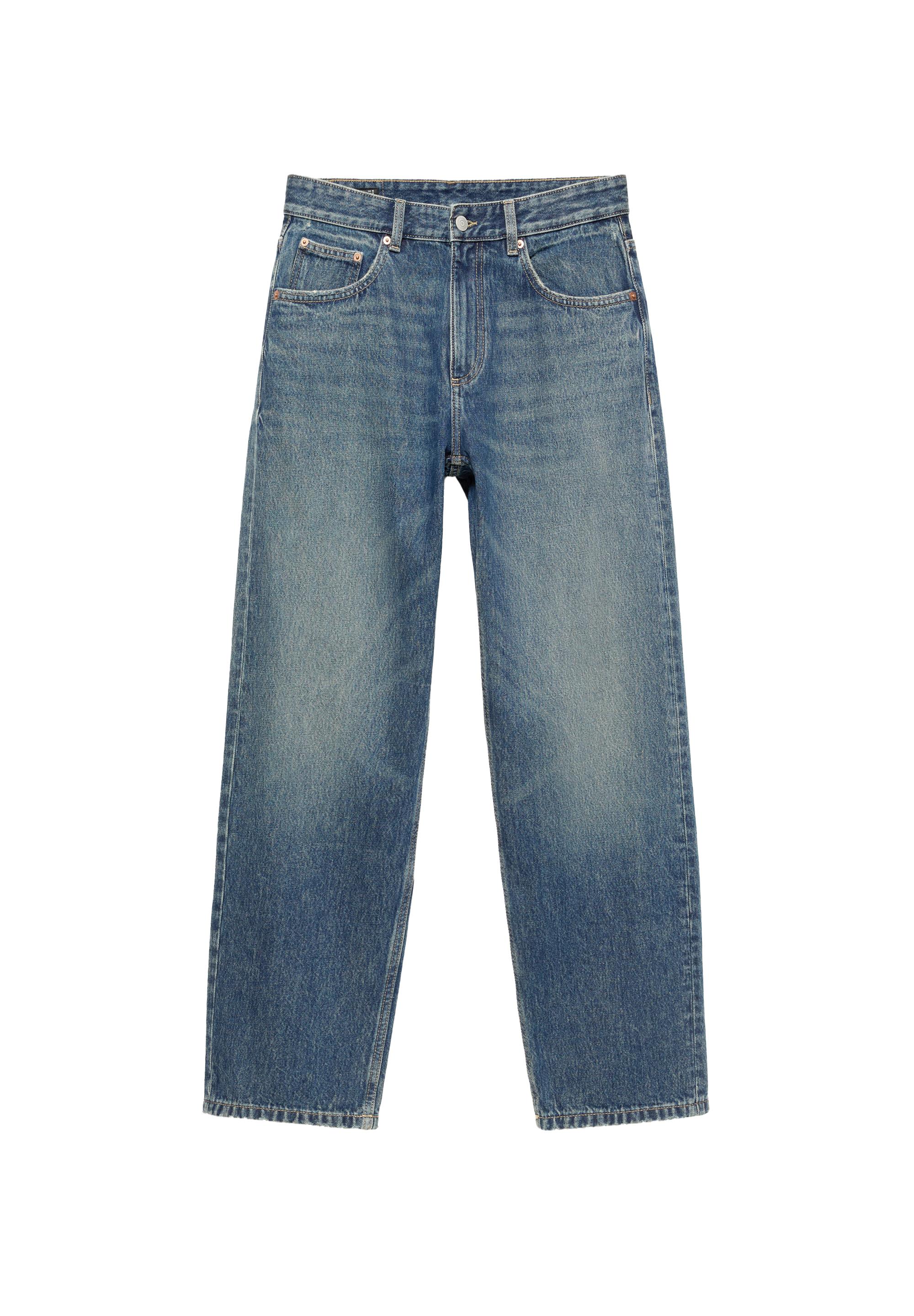 Straight-leg jeans — Dark blue