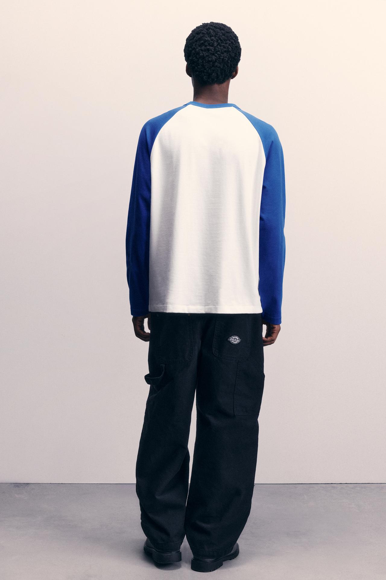Dickies raglan sleeve T-shirt — Blue