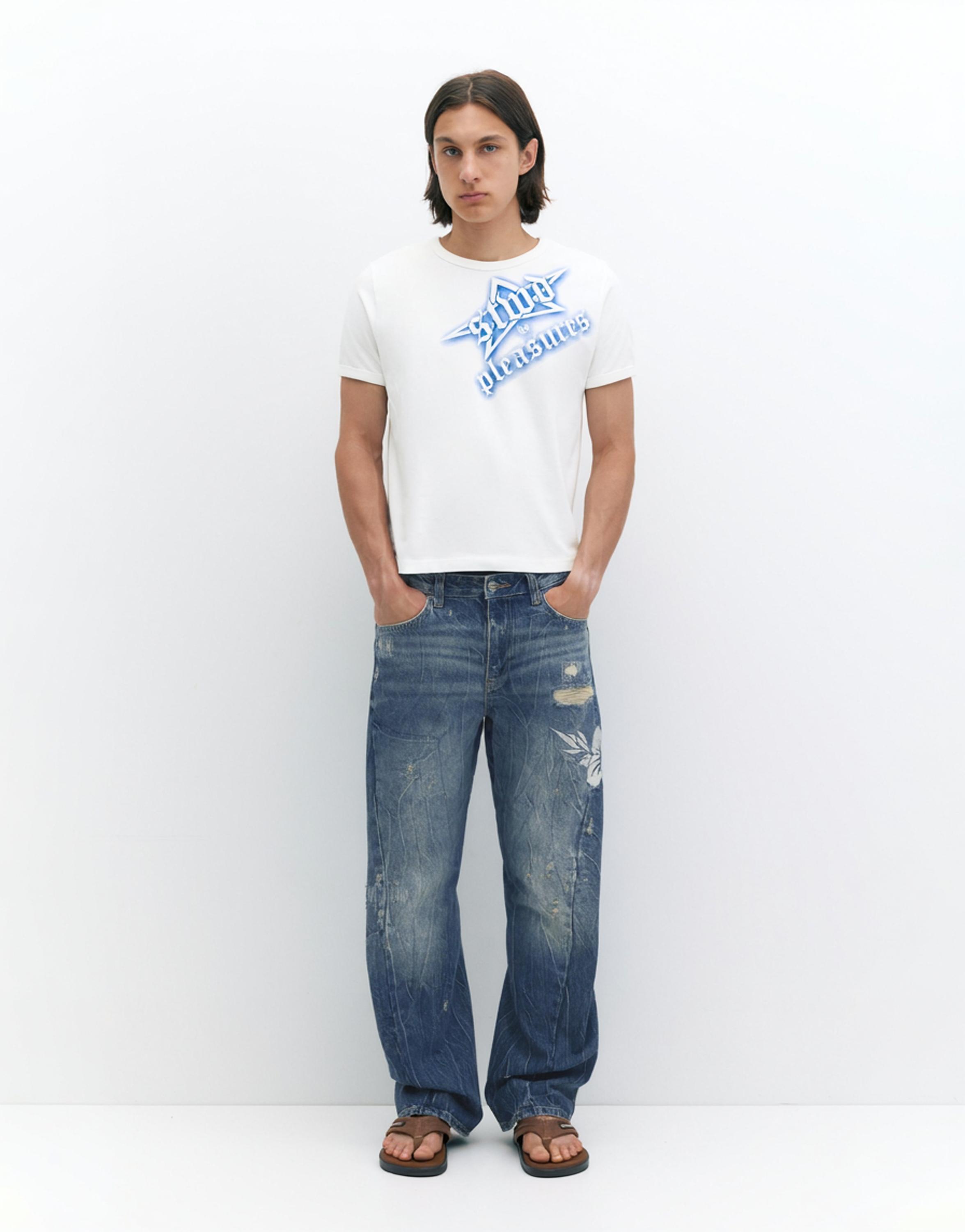 Pleasures x STWD T-shirt — White