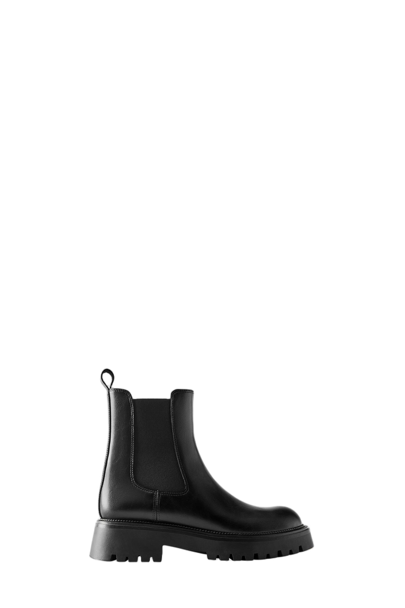 Flat Chelsea ankle boots — Black