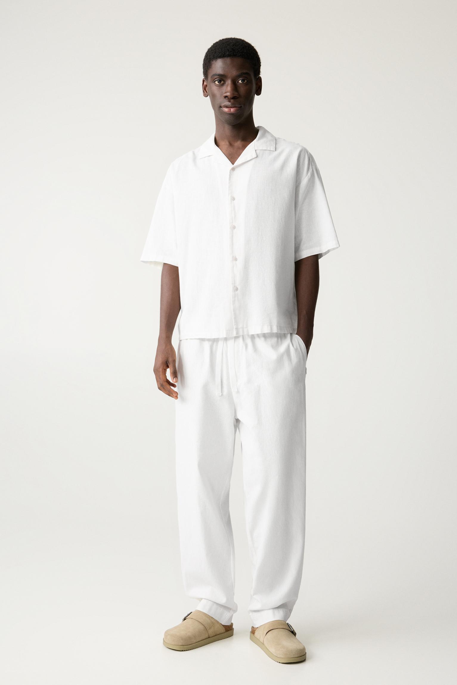 Blusa Blanca Camisas De Flores Pull And Bear Camisas Estampadas