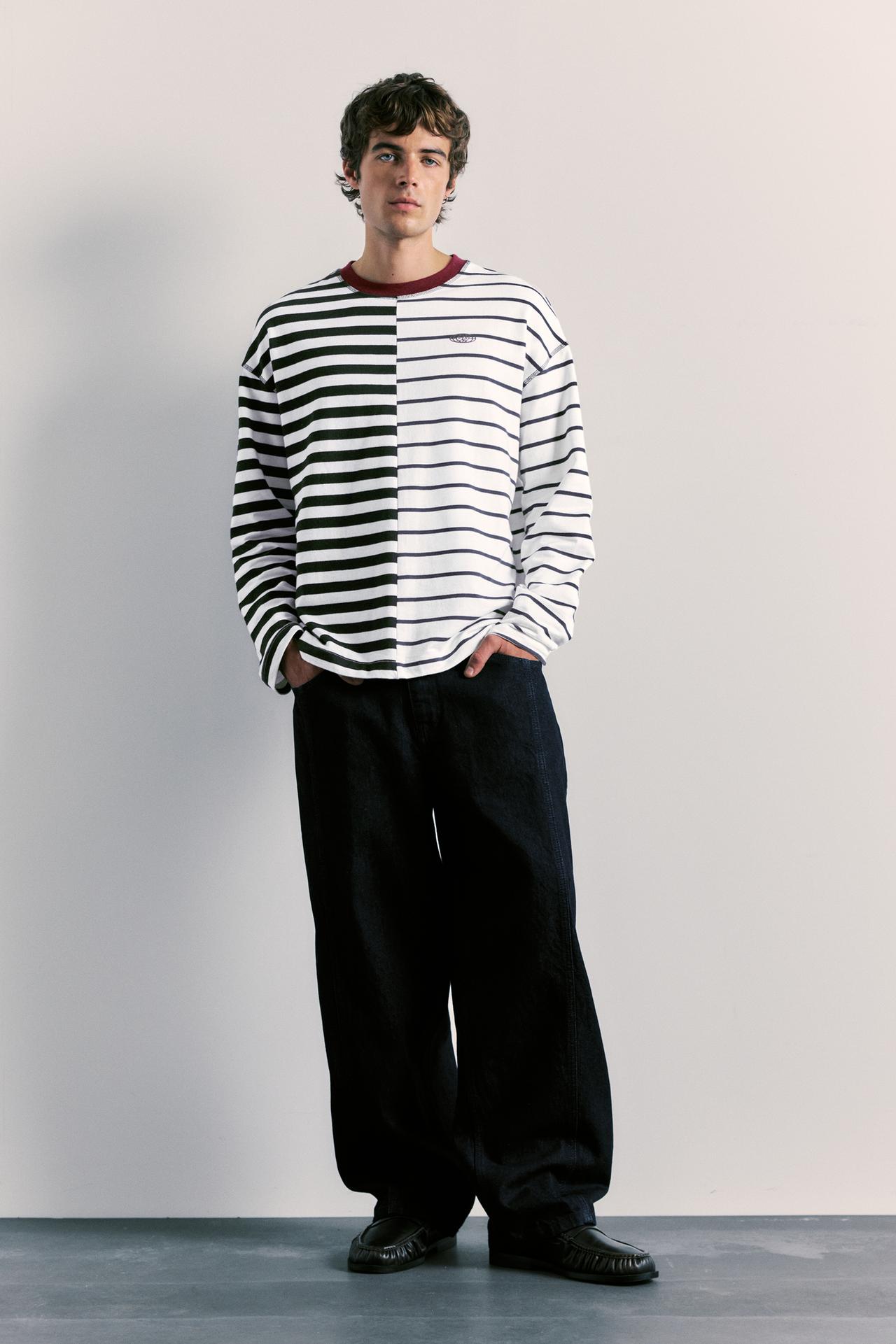 Striped relaxed fit T-shirt — Striped