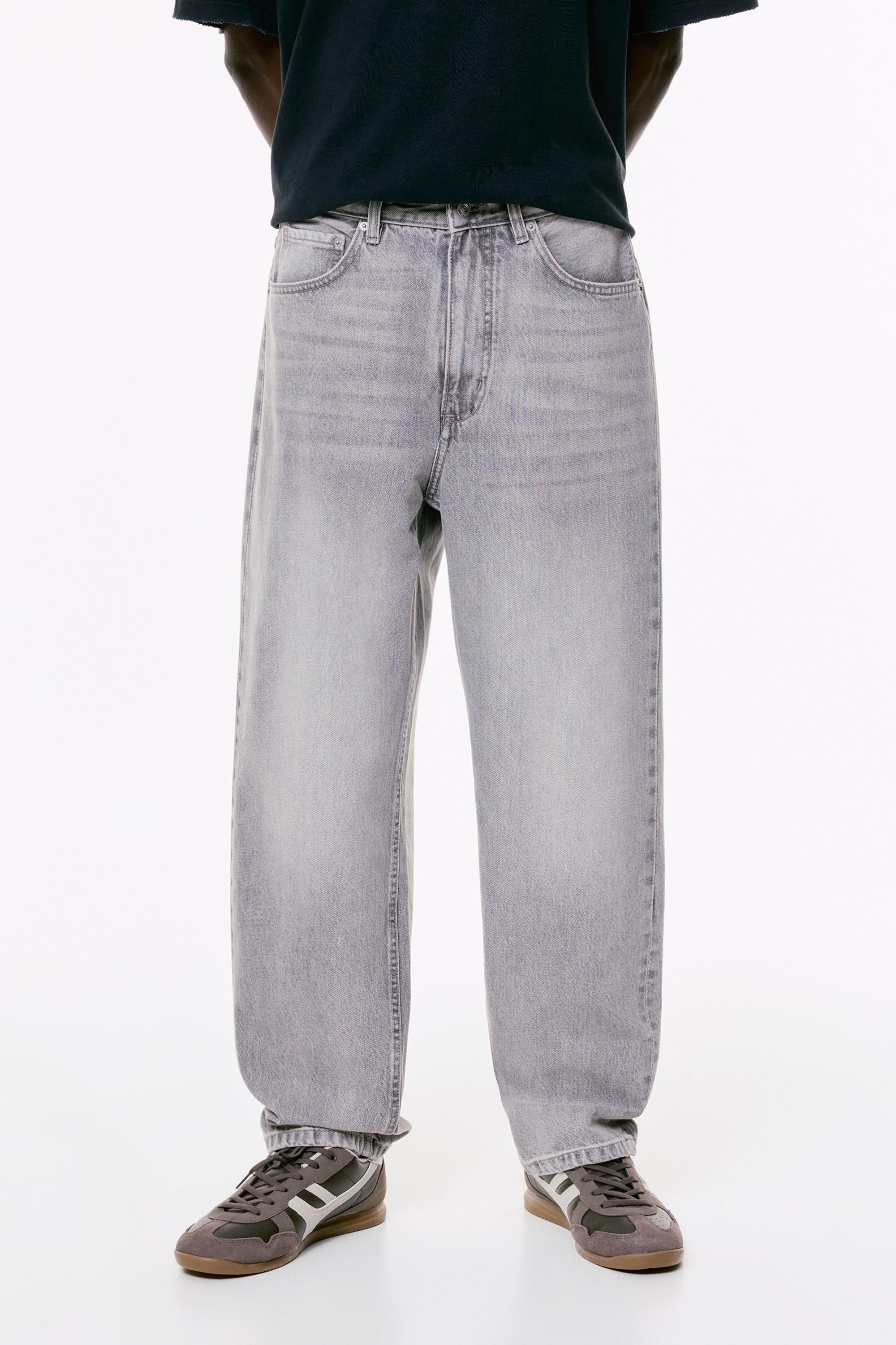 Baggy jeans — Pale grey