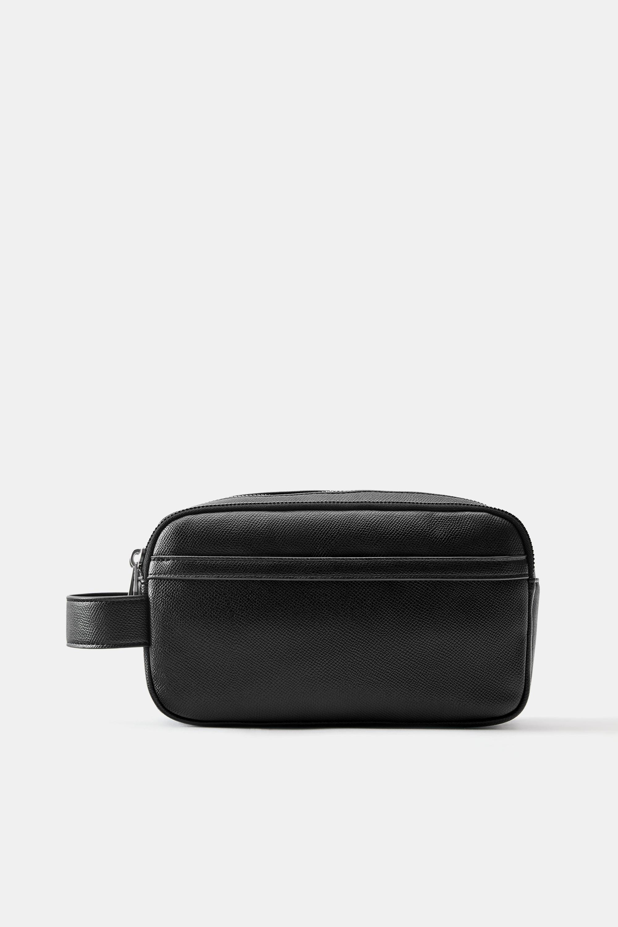 Wash bag with handle — Black