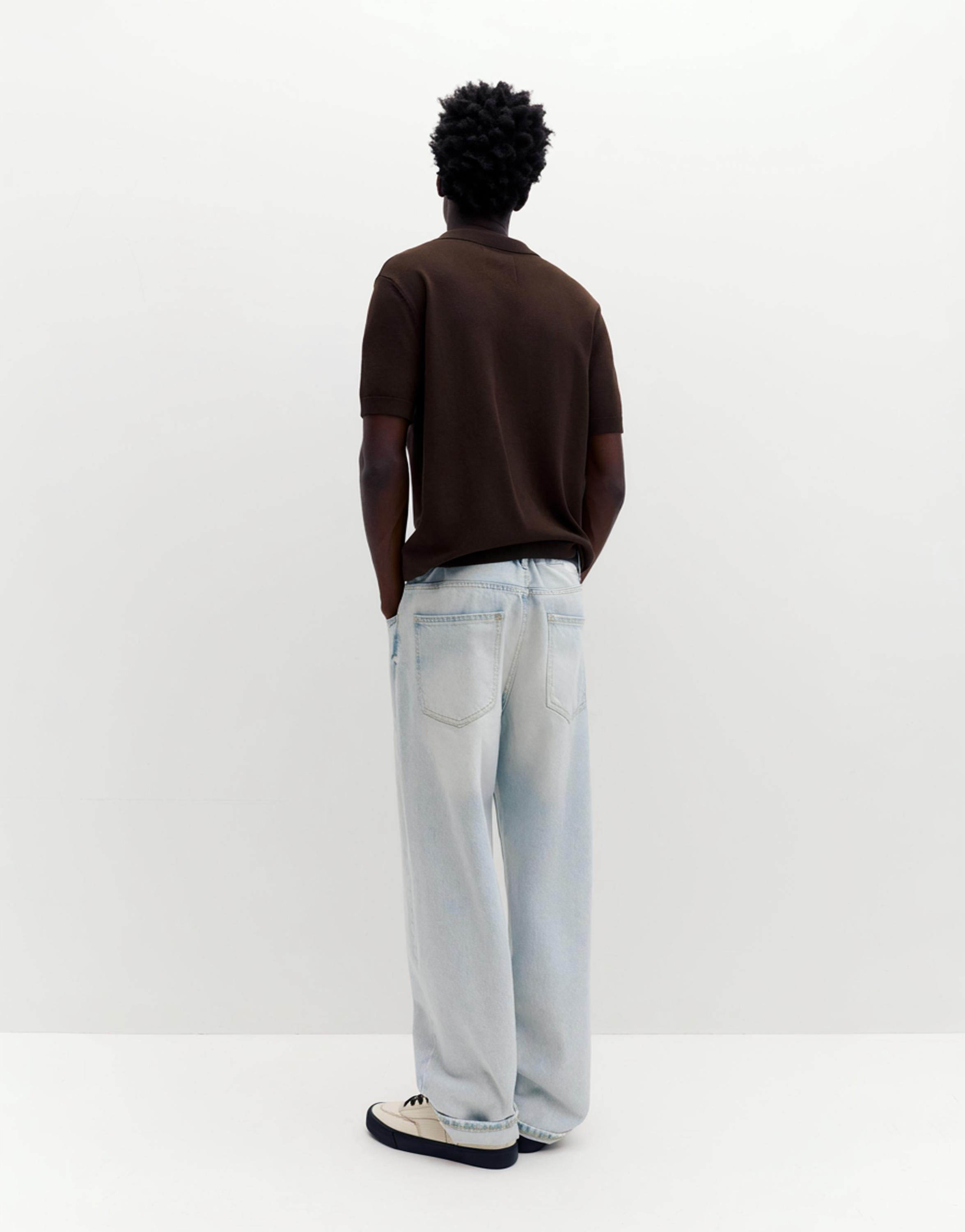 Kısa kollu örgü polo - Görsel 76