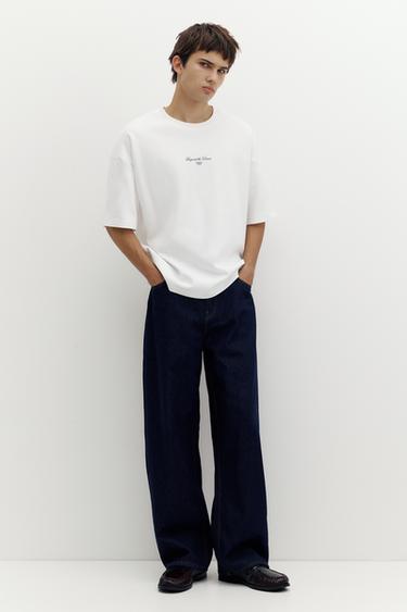 Short sleeve graphic sweatshirt — White 4