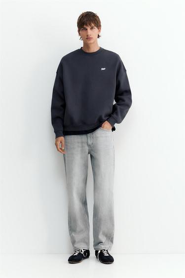 STWD boxy sweatshirt — Anthracite grey 4