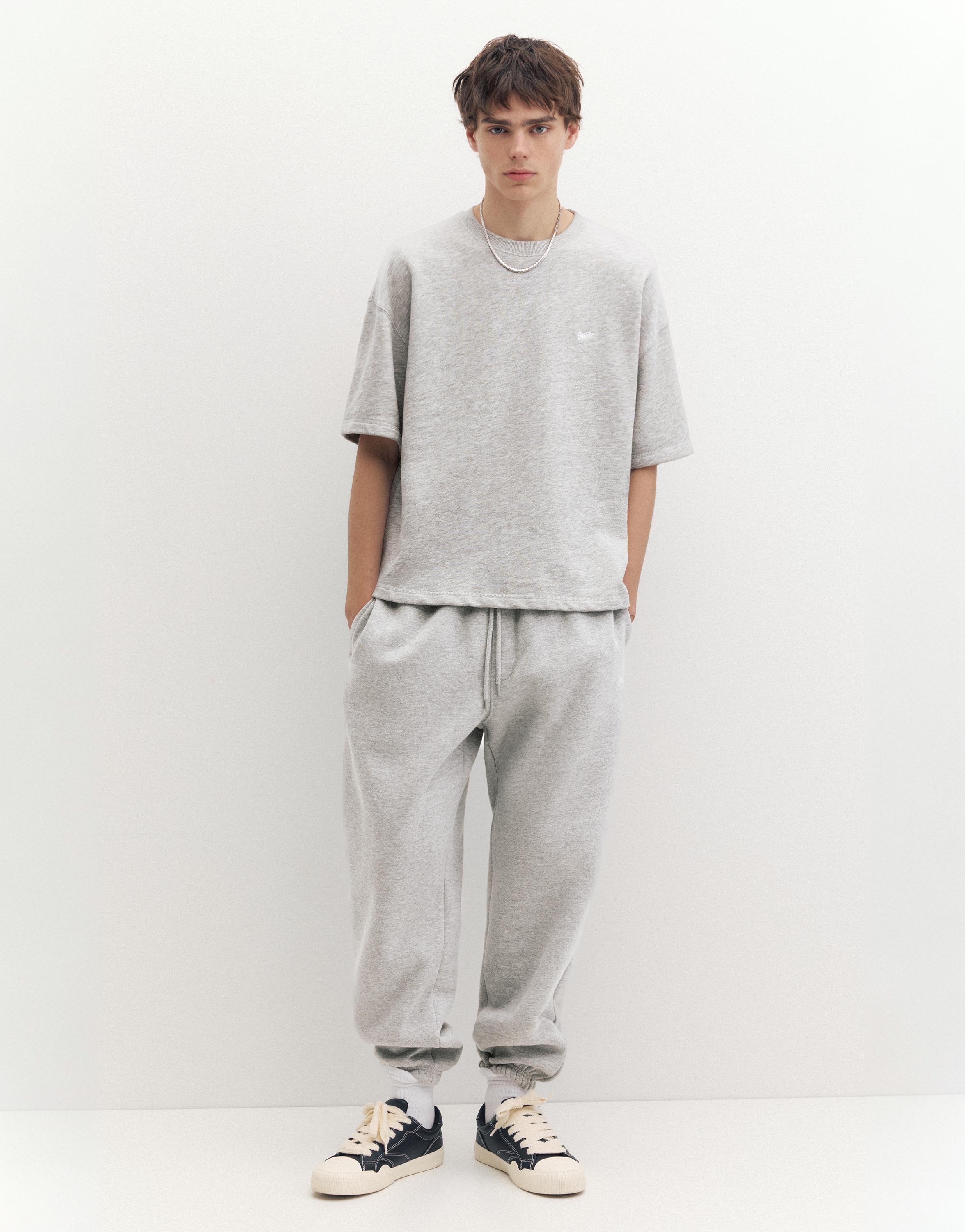 Short sleeve STWD sweatshirt — Greyish