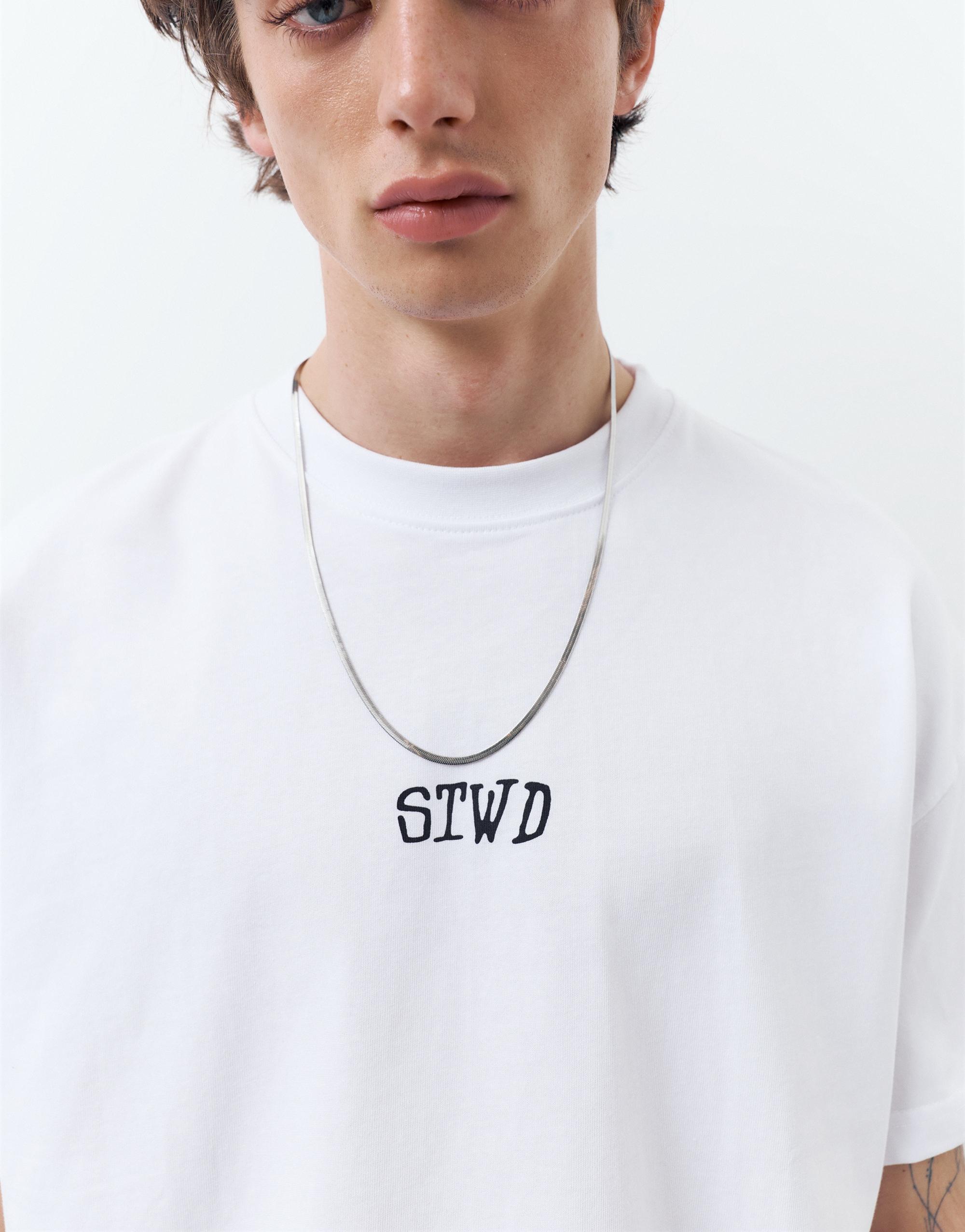 STWD grafik baskılı tişört - Görsel 12