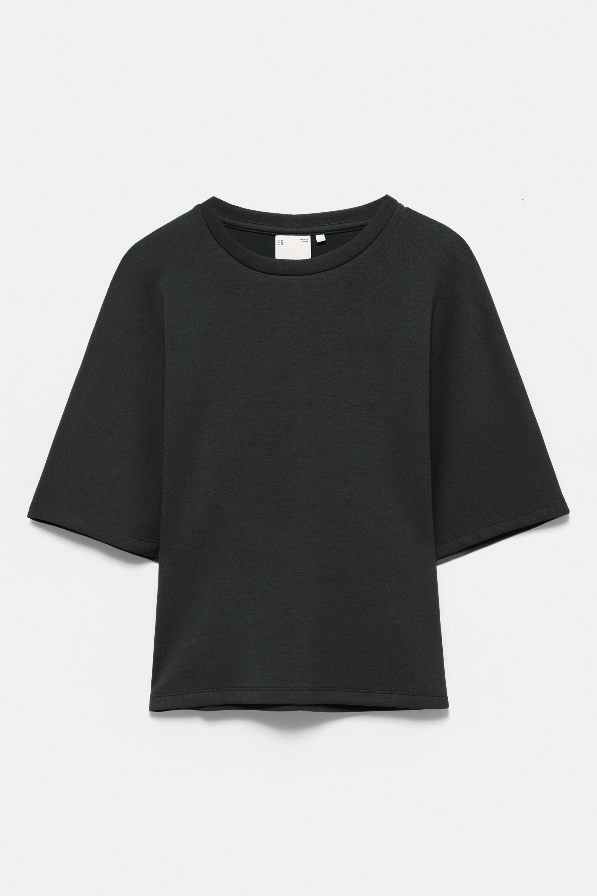Modal batwing sleeve T-shirt — Anthracite grey