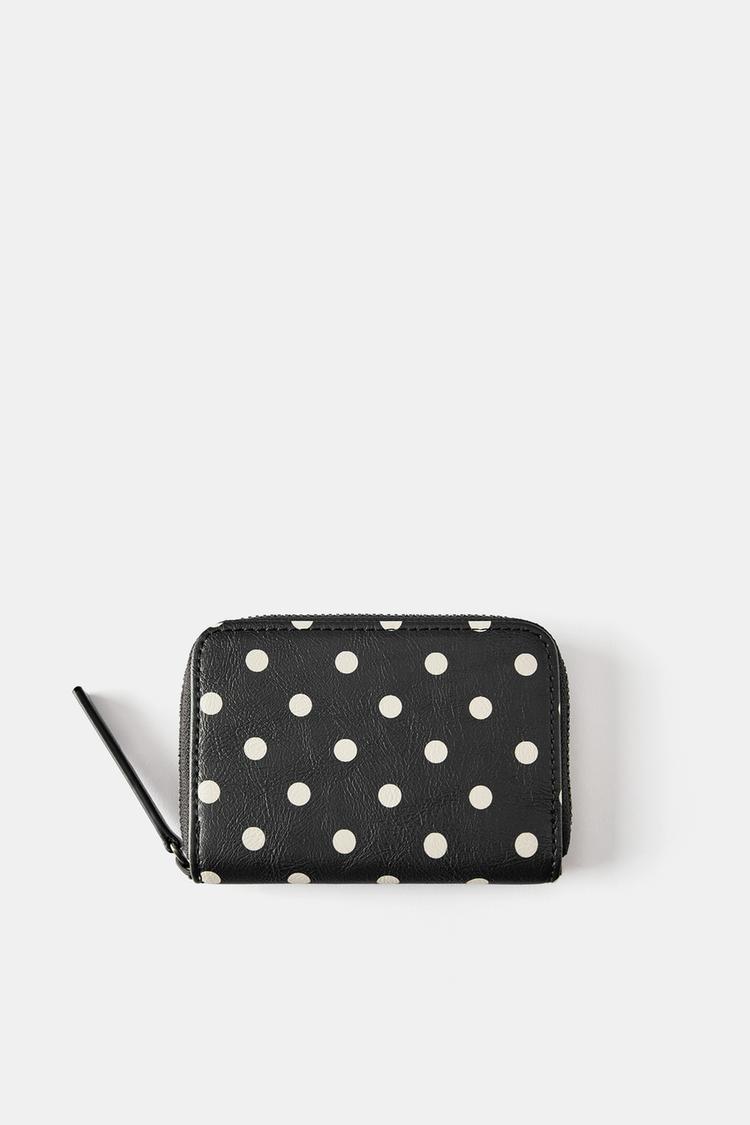 Polka dot purse — Black