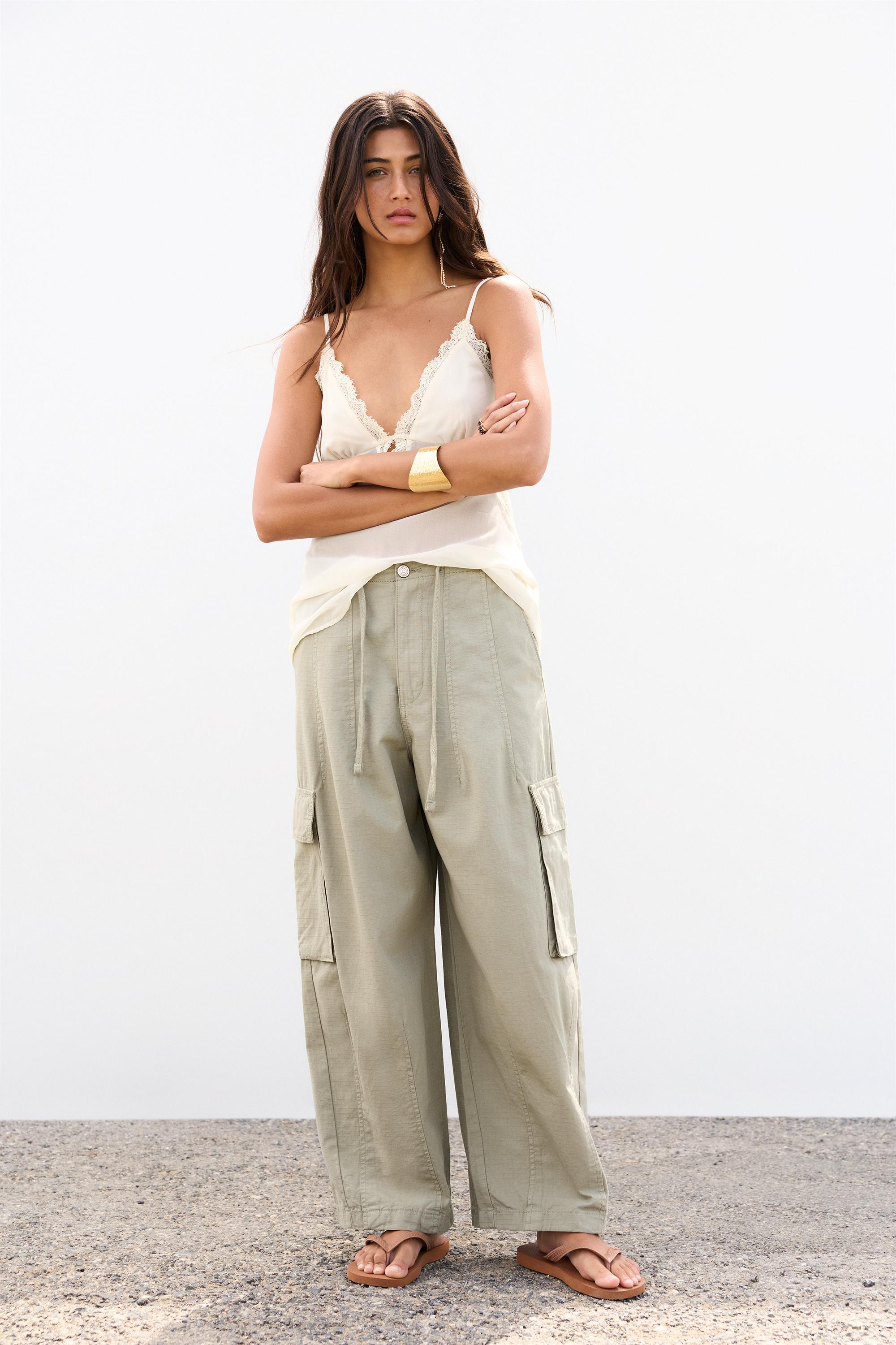 Technische Cargo-Hose Mit Puffärmel