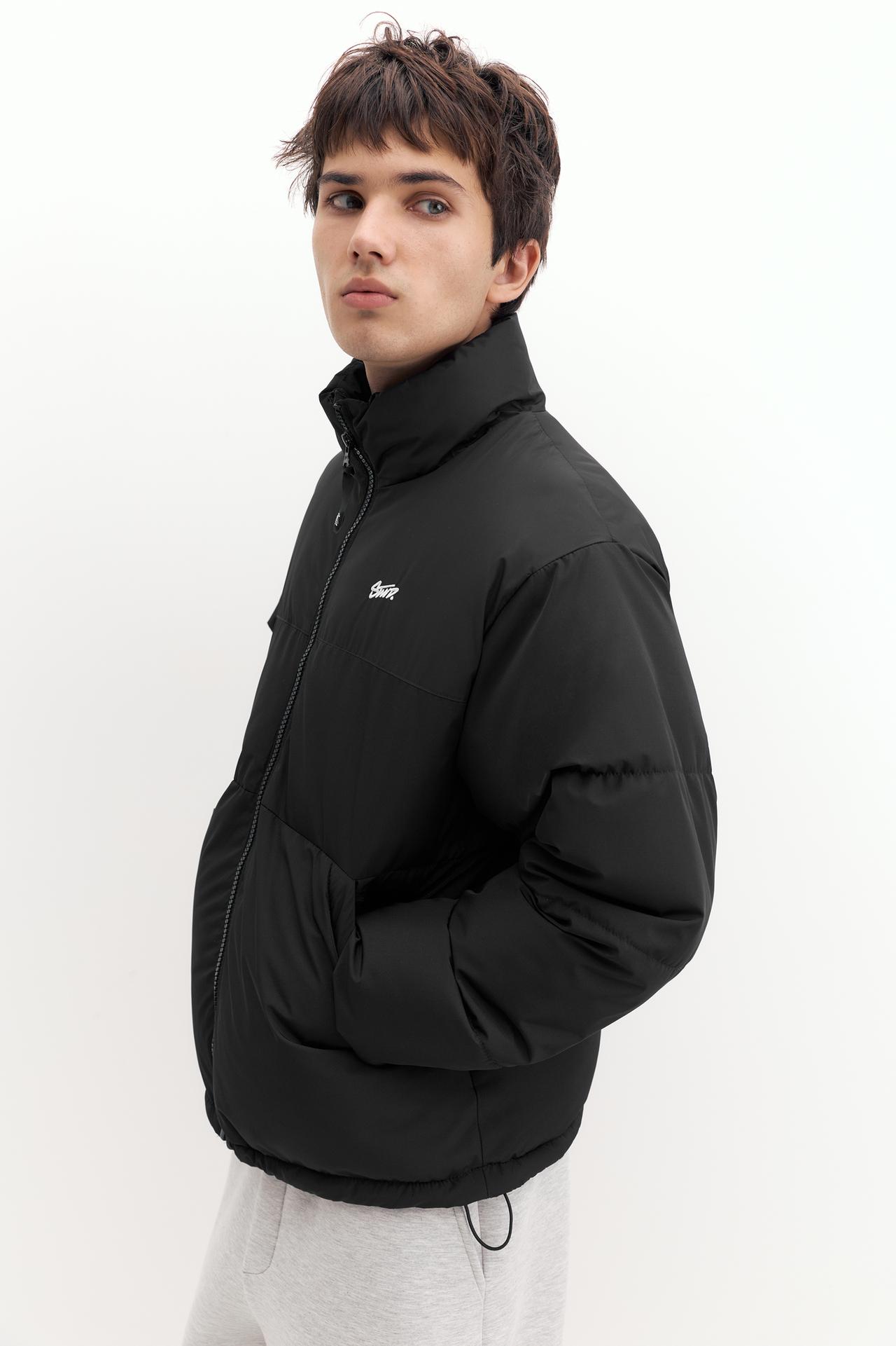 Puffer jacket — Black