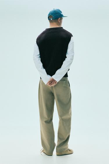 Knit vest — Navy 2