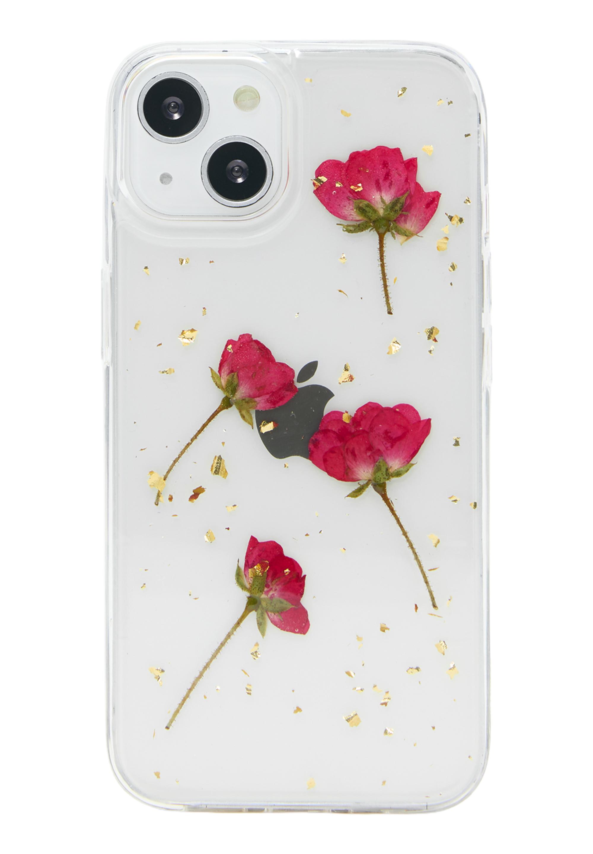 Çiçek baskılı iPhone kılıfı