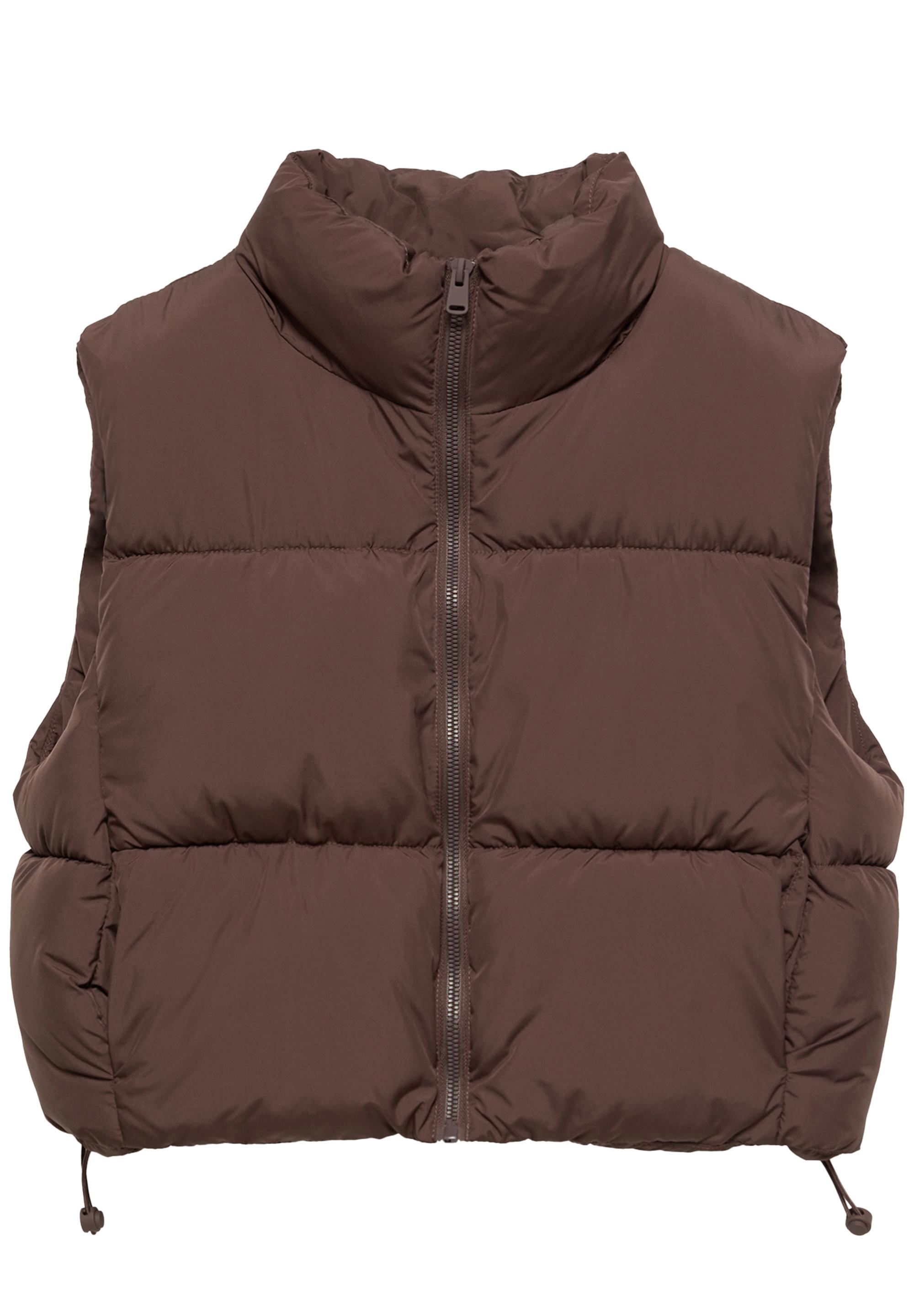 Padded gilet — Brown