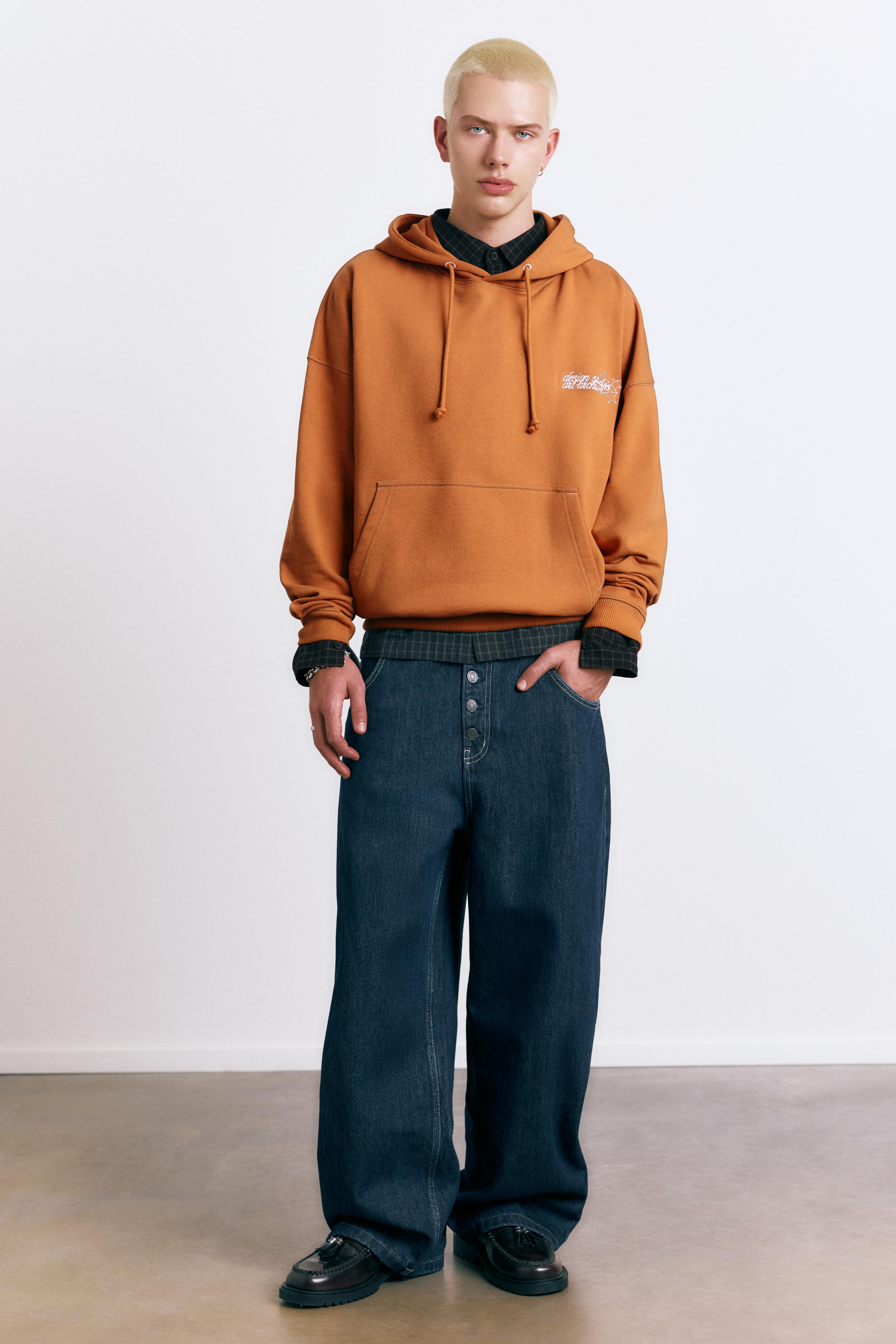 STWD star hoodie — Mustard