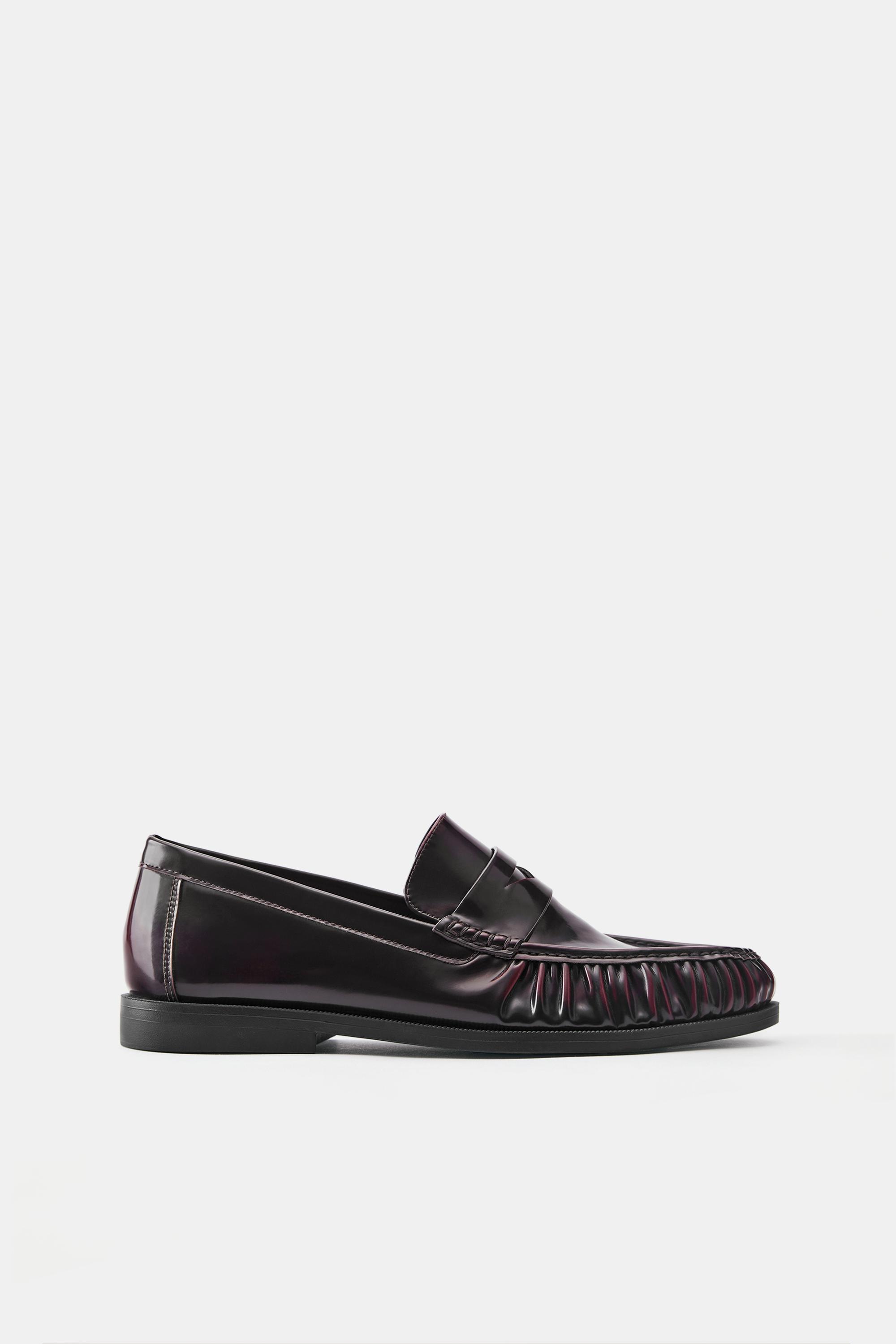 Mocasines fruncido