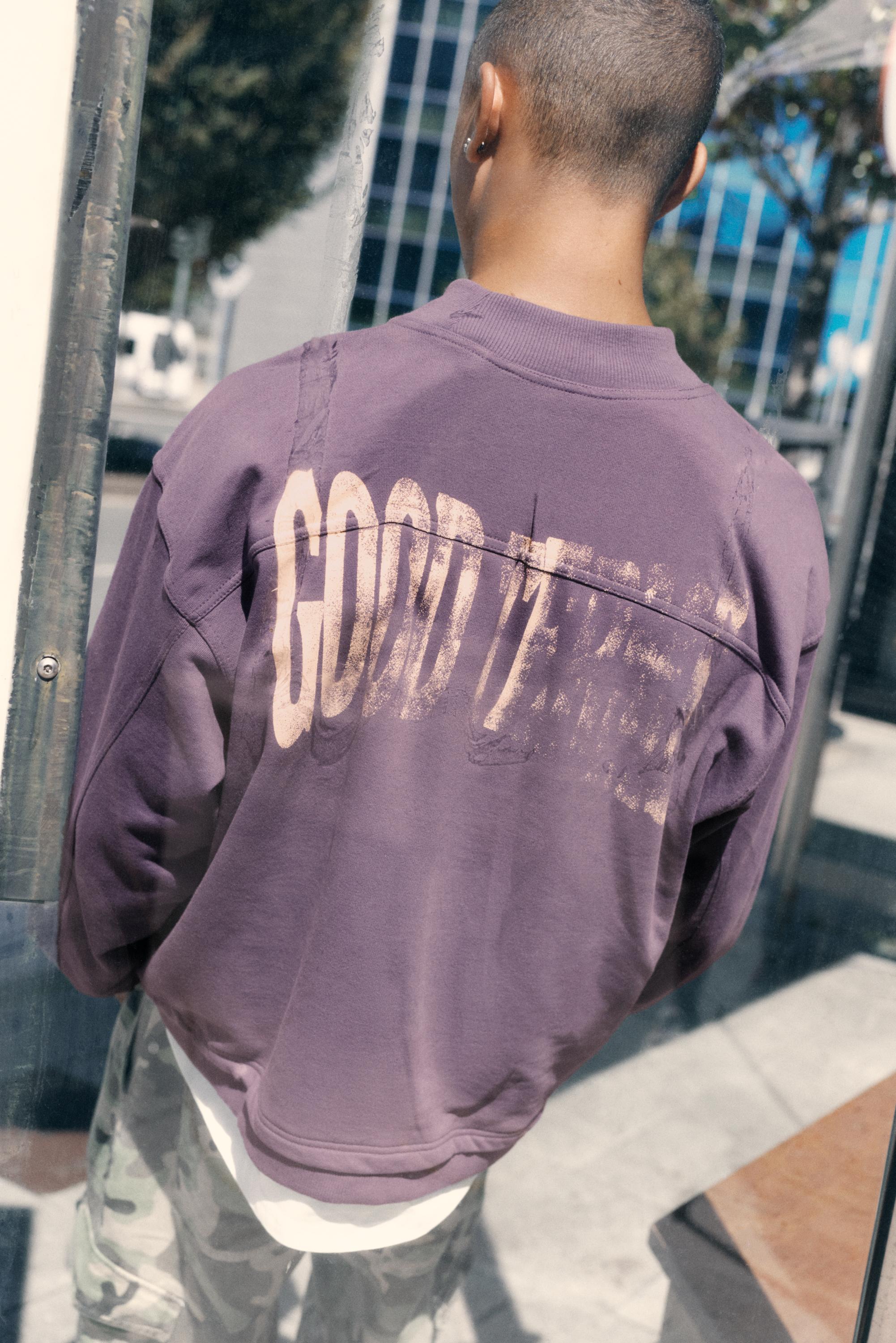 Pull&Bear STWD bisiklet yaka sweatshirt görsel 8