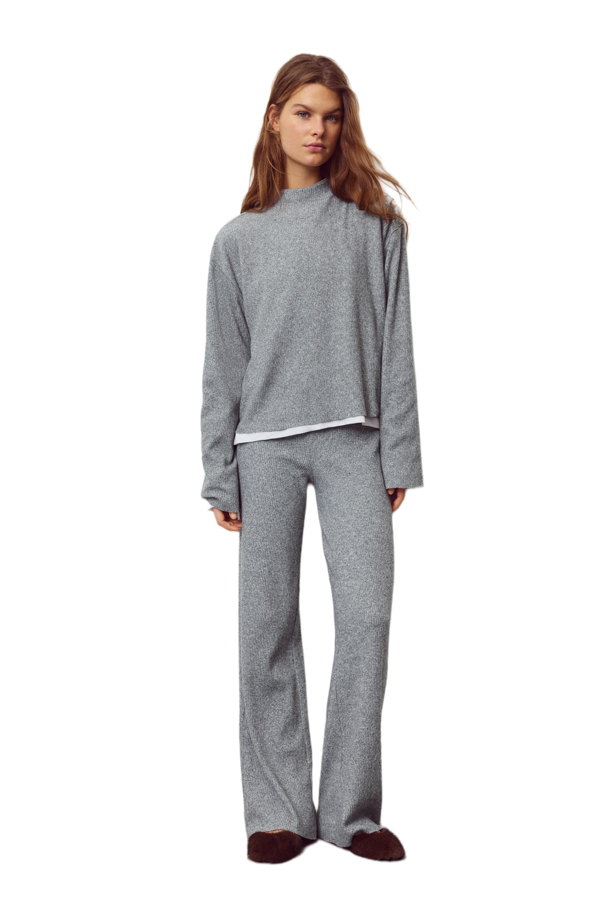 Yumuşak örgü t-shirt - Görsel 15